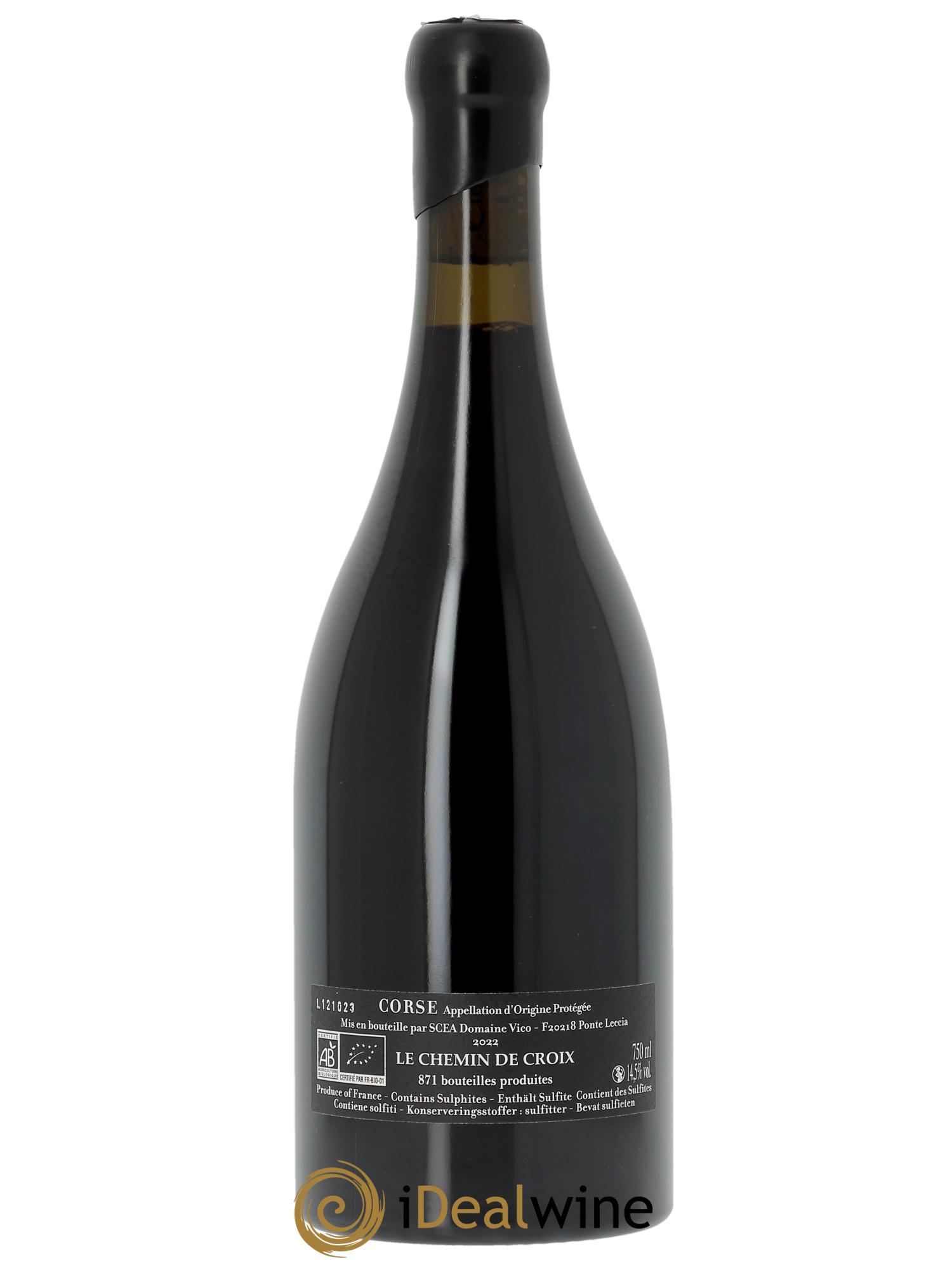 Vin de Corse Le Chemin de Croix Clos Venturi 2022 - Lot de 1 bouteille - 2