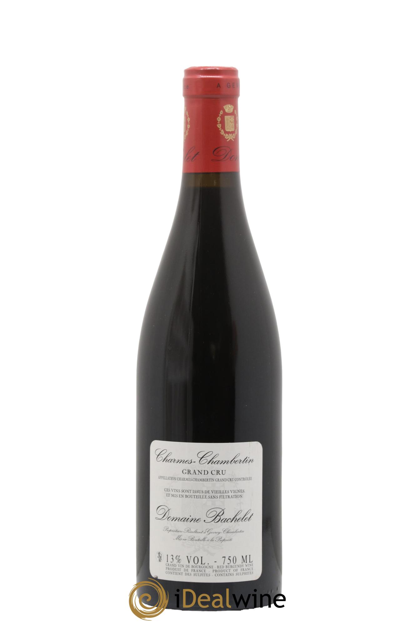 Charmes-Chambertin Grand Cru Vieilles Vignes Denis Bachelet (Domaine) 2011 - Lot de 1 bouteille - 1