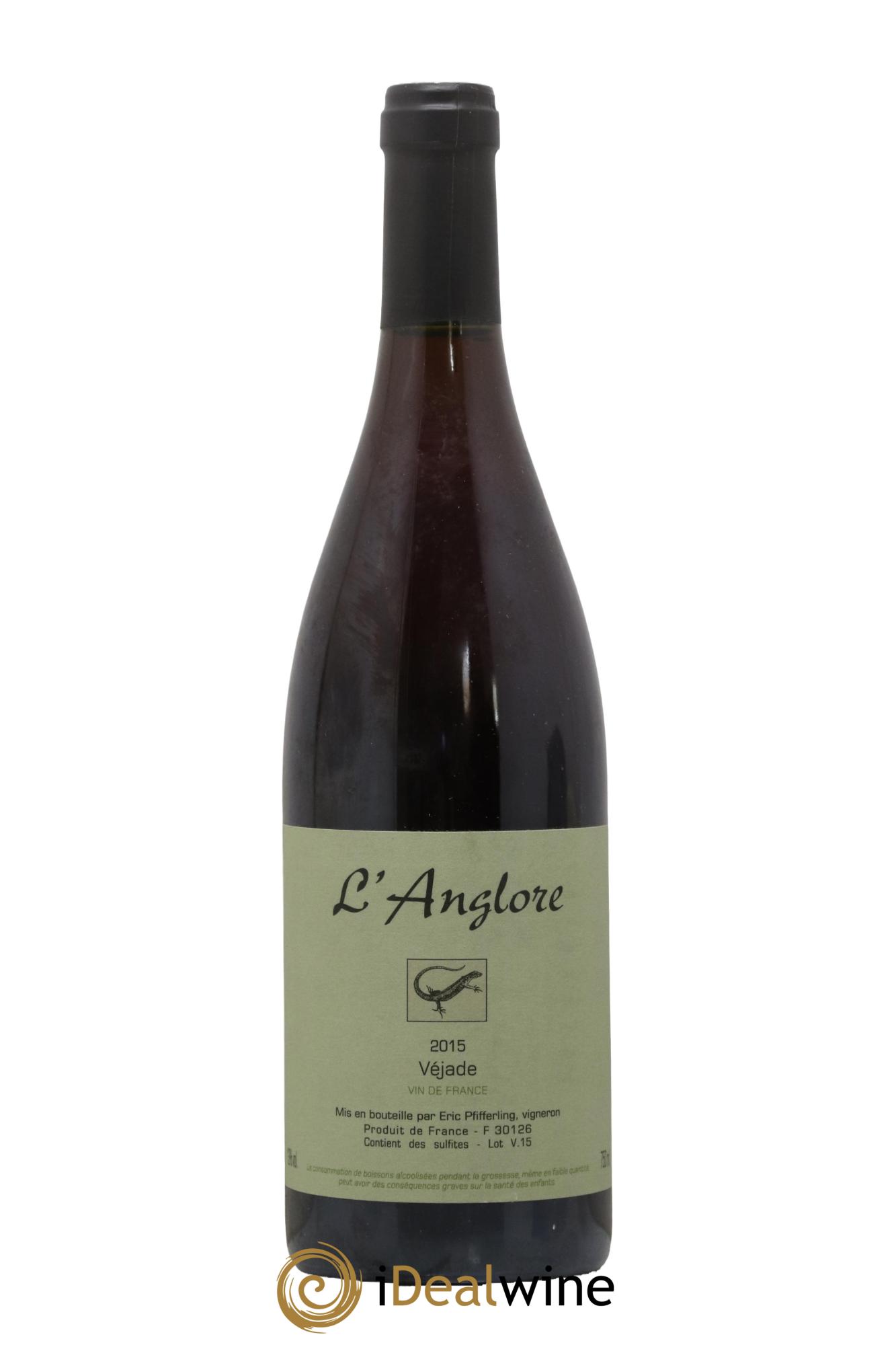 Vin de France Véjade L'Anglore 2015 - Lot de 1 bouteille - 0