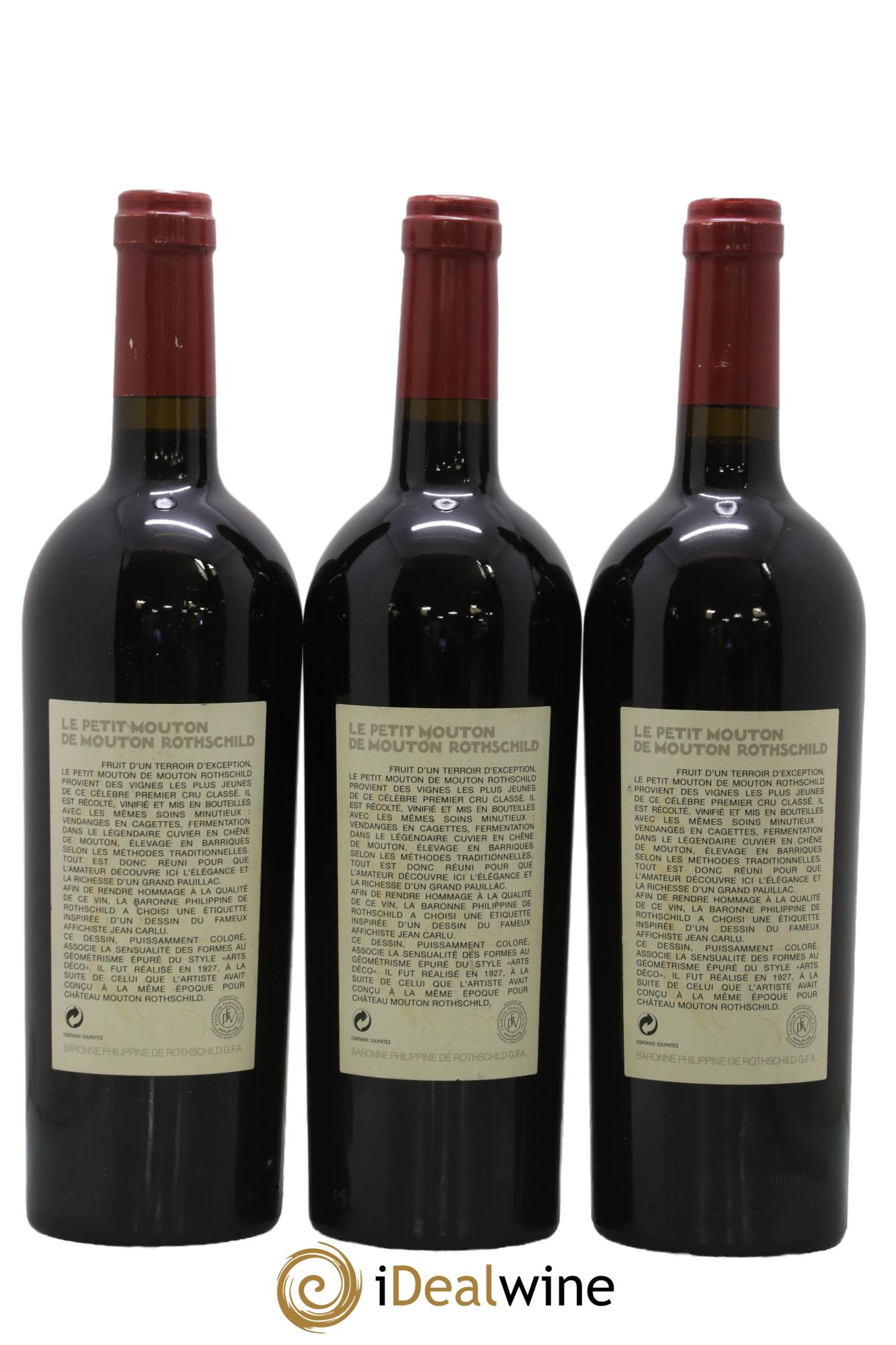 Petit Mouton Second Vin 2005 - Lot of 3 bottles - 1