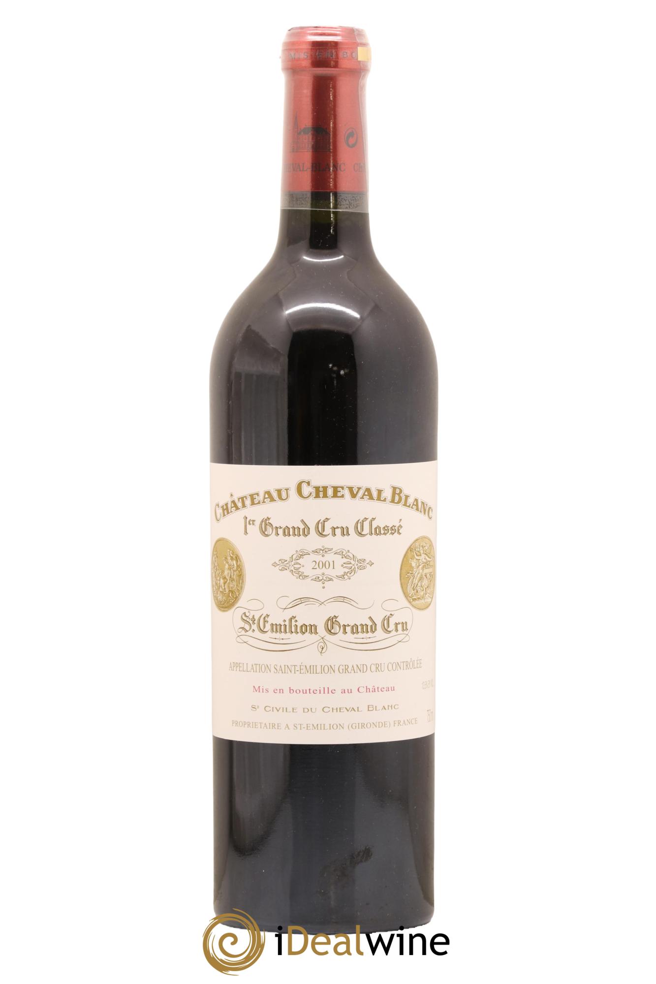 Château Cheval Blanc 1er Grand Cru Classé A 2001 - Lot de 1 bouteille - 0