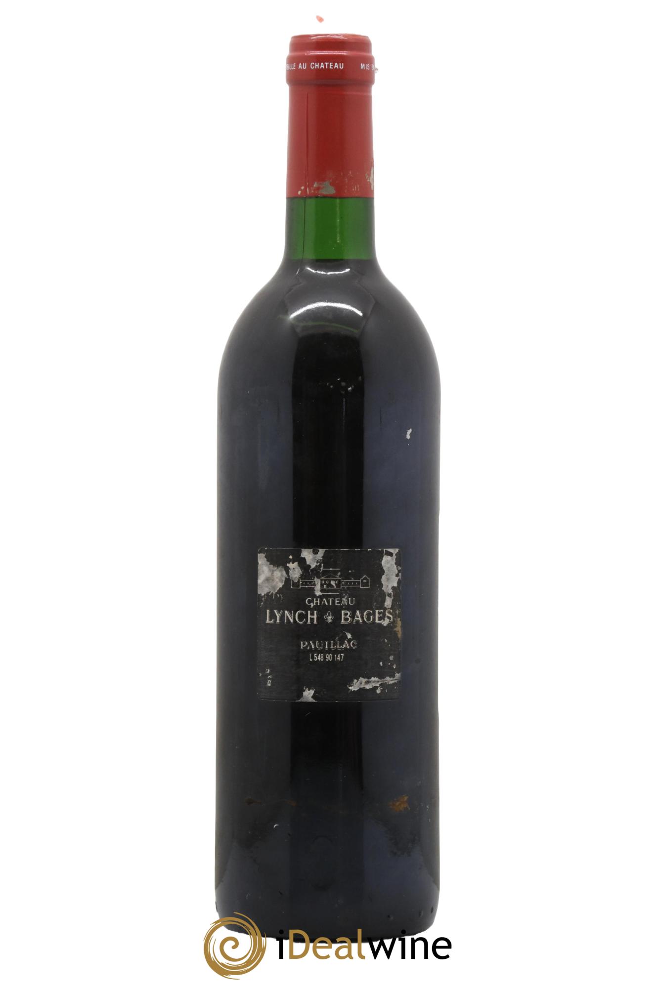 Château Lynch Bages 5ème Grand Cru Classé 1990 - Lot de 1 bouteille - 1