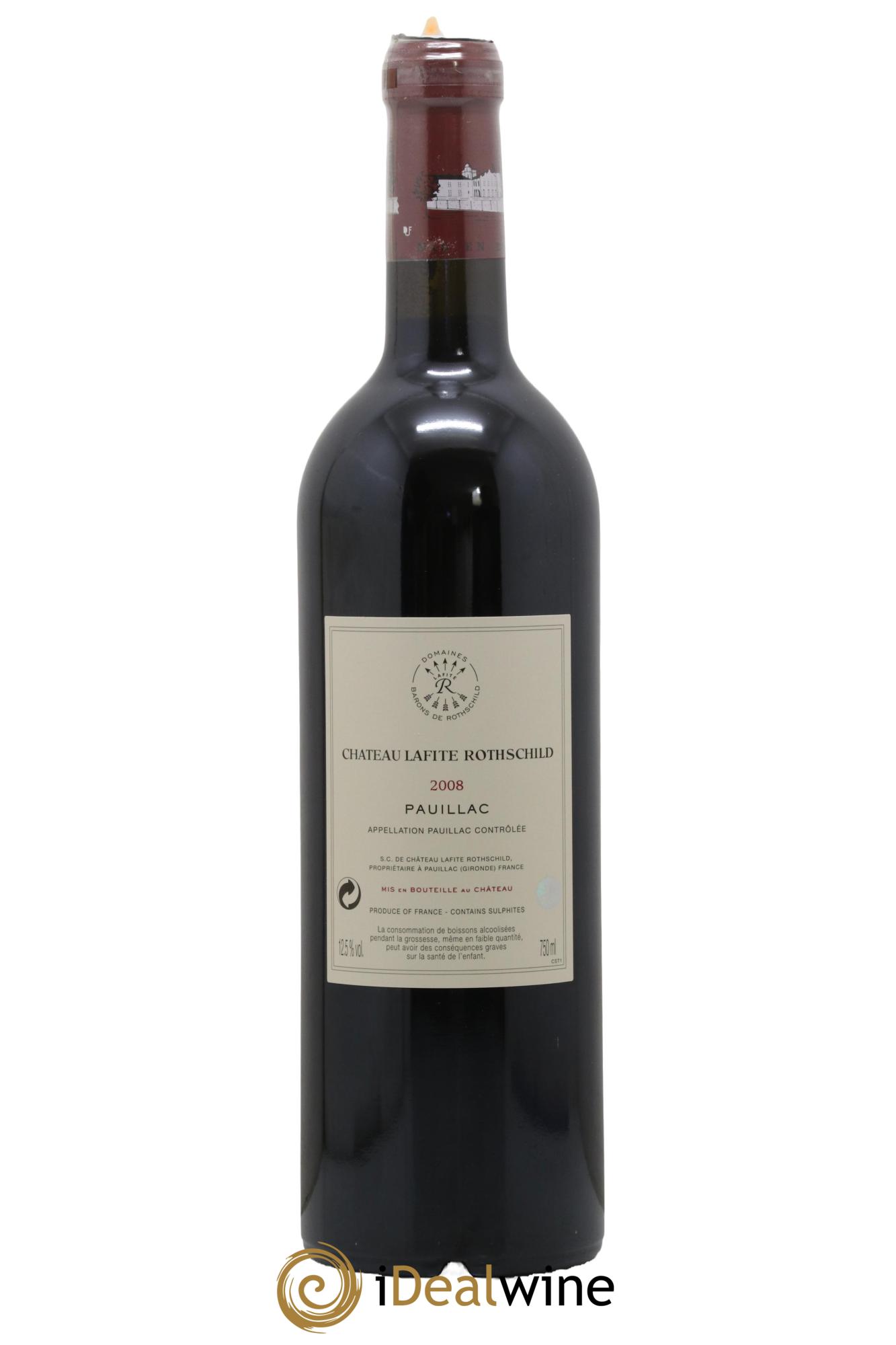 Château Lafite Rothschild 1er Grand Cru Classé 2008 - Lot of 1 bottle - 1