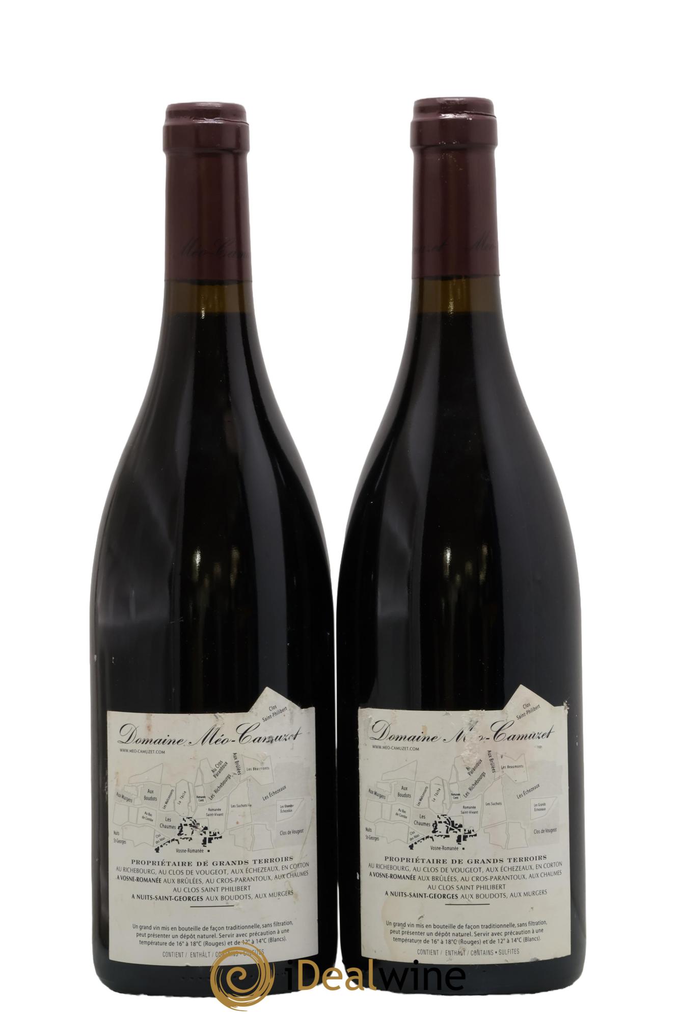 Nuits-Saint-Georges 1er Cru Aux Boudots Méo-Camuzet (Domaine) 2012 - Lote de 2 botellas - 1