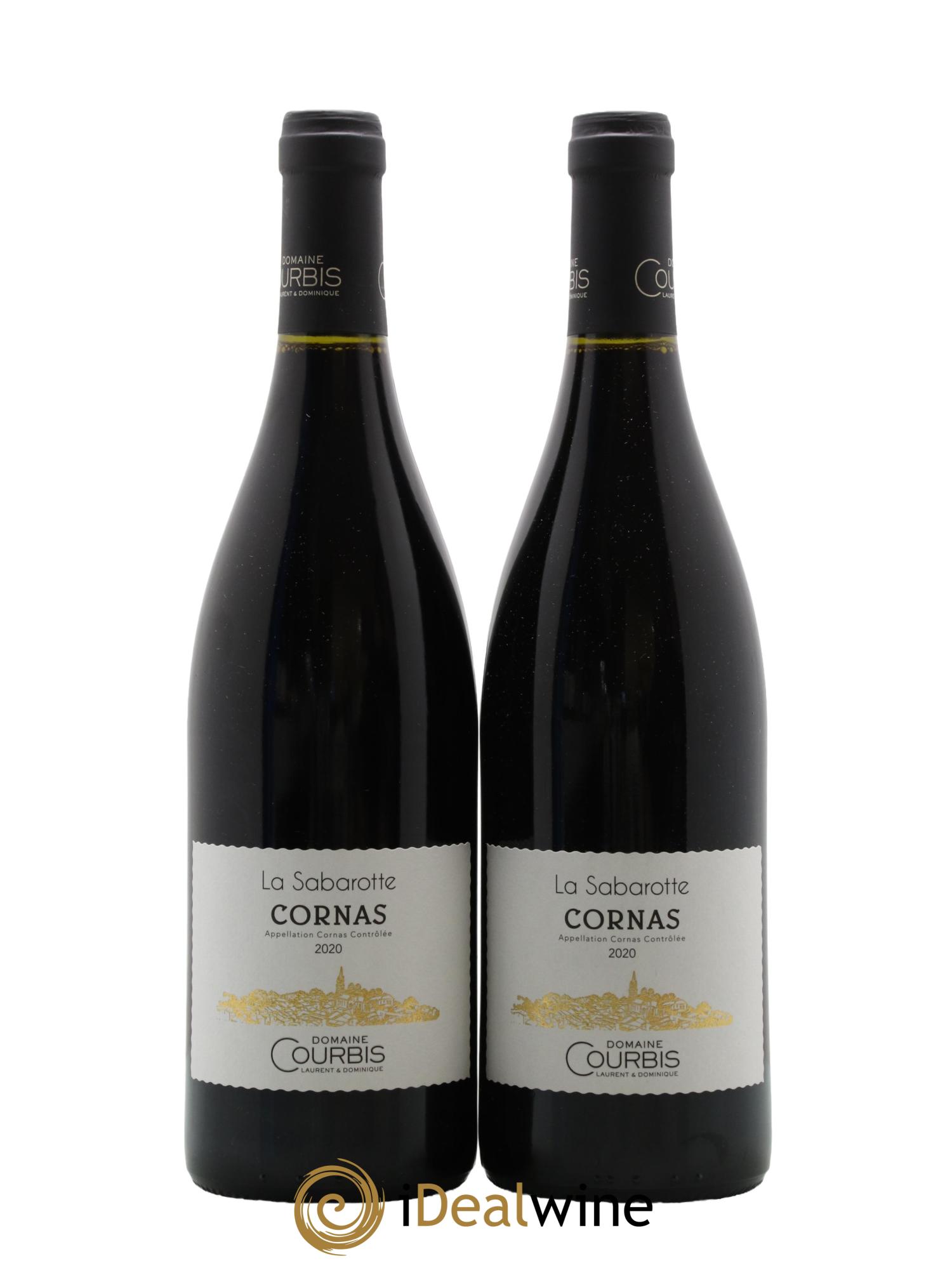 Cornas La Sabarotte Courbis 2020 - Lot of 2 bottles - 0