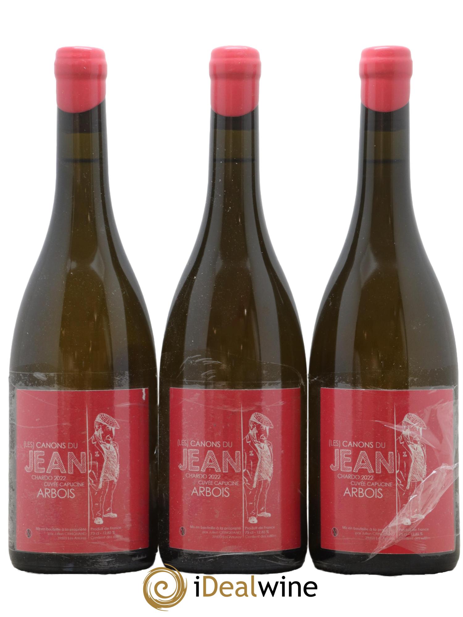 Arbois Chardo Cuvee Capucine Les Canons du Jean 2022 - Posten von 3 Flaschen - 0