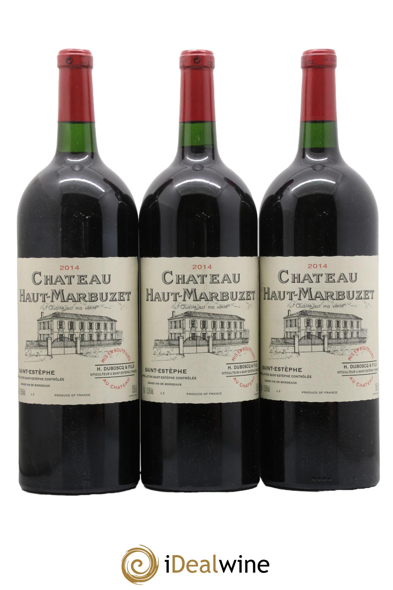 Château Haut Marbuzet 2014 - Lot de 3 magnums - 0