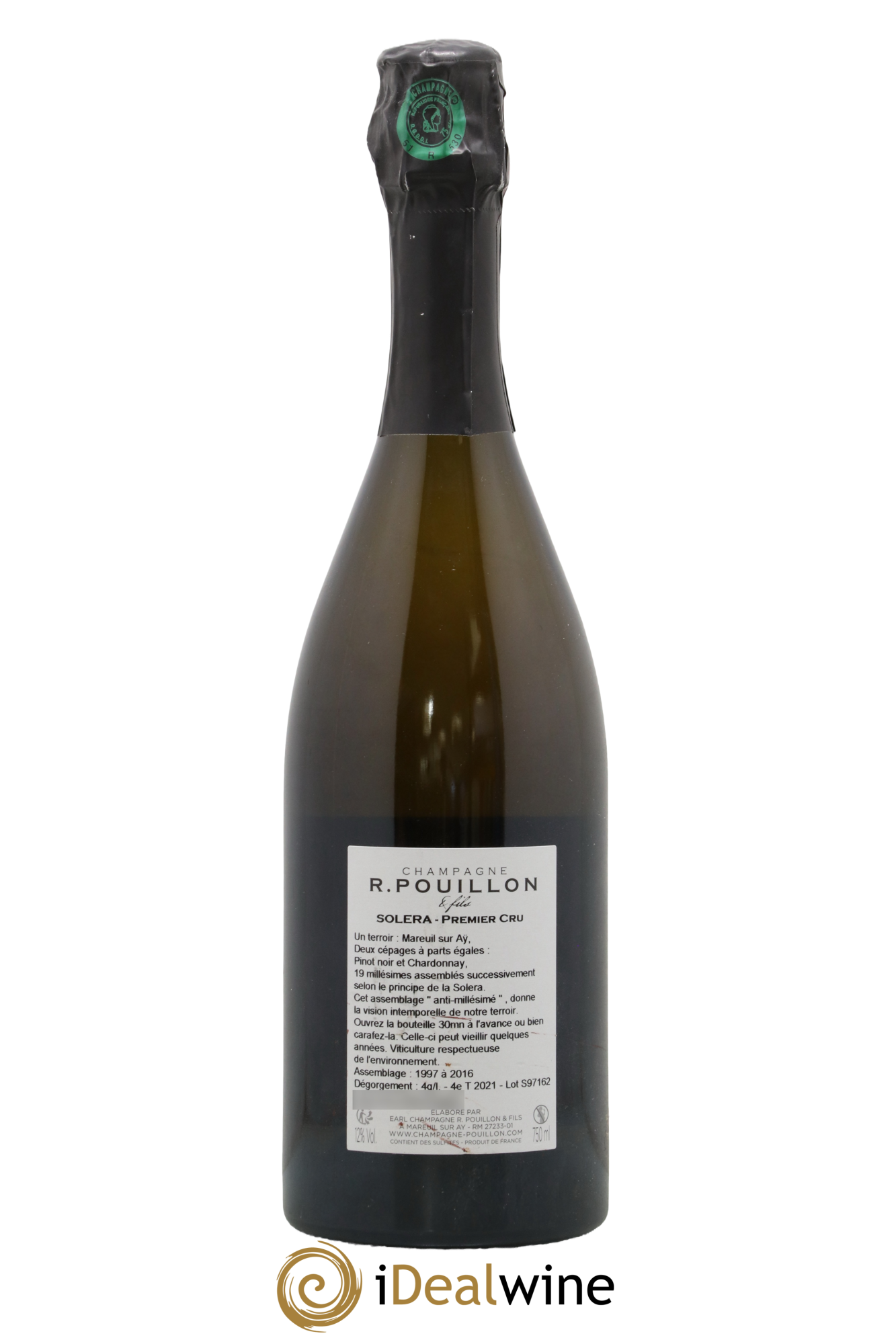 Solera 1er Cru Extra-Brut R. Pouillon & fils - Posten von 1 Flasche - 1