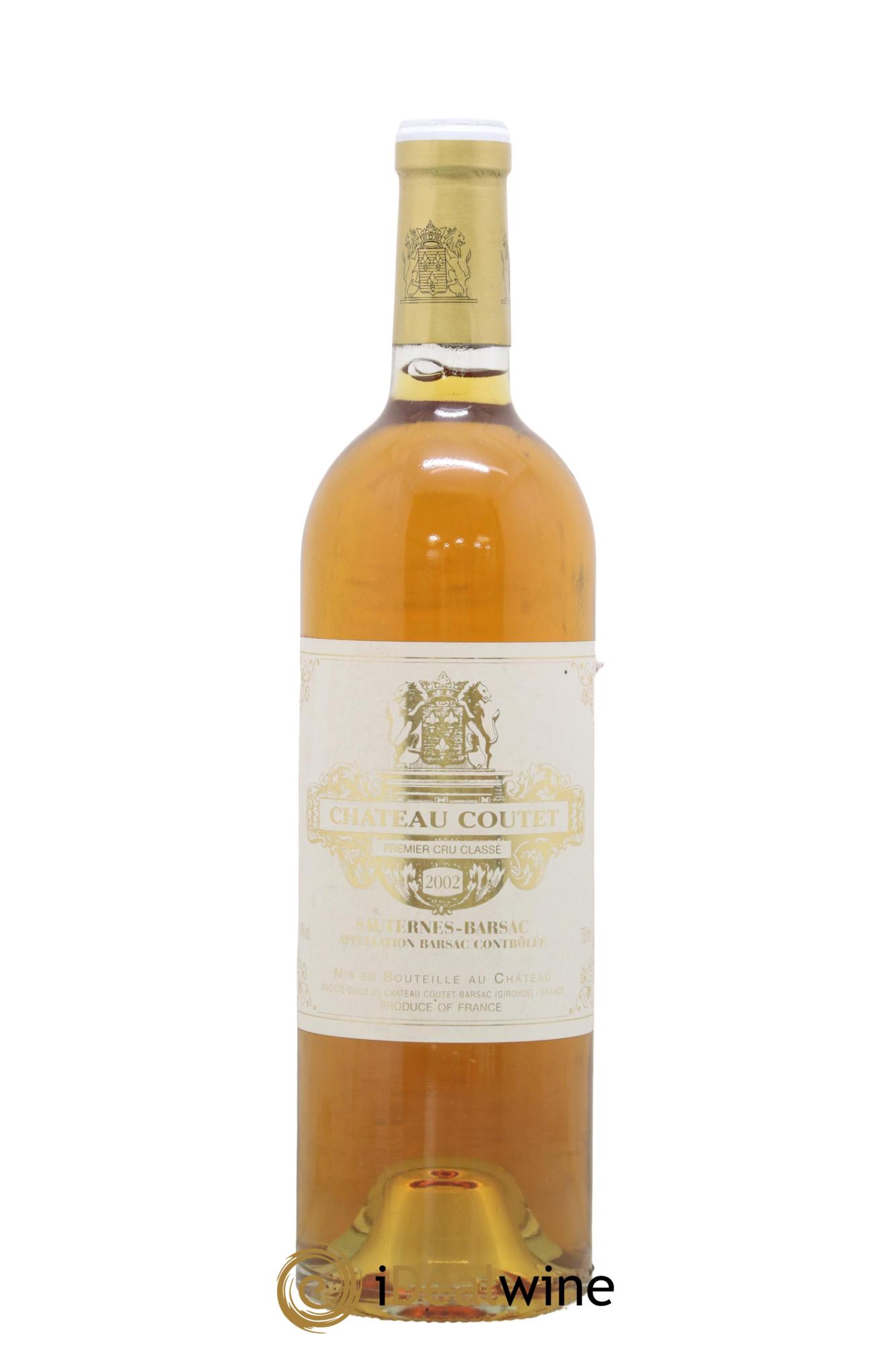 Château Coutet 1er Grand Cru Classé 2002 - Lotto di 1 bottiglia - 0