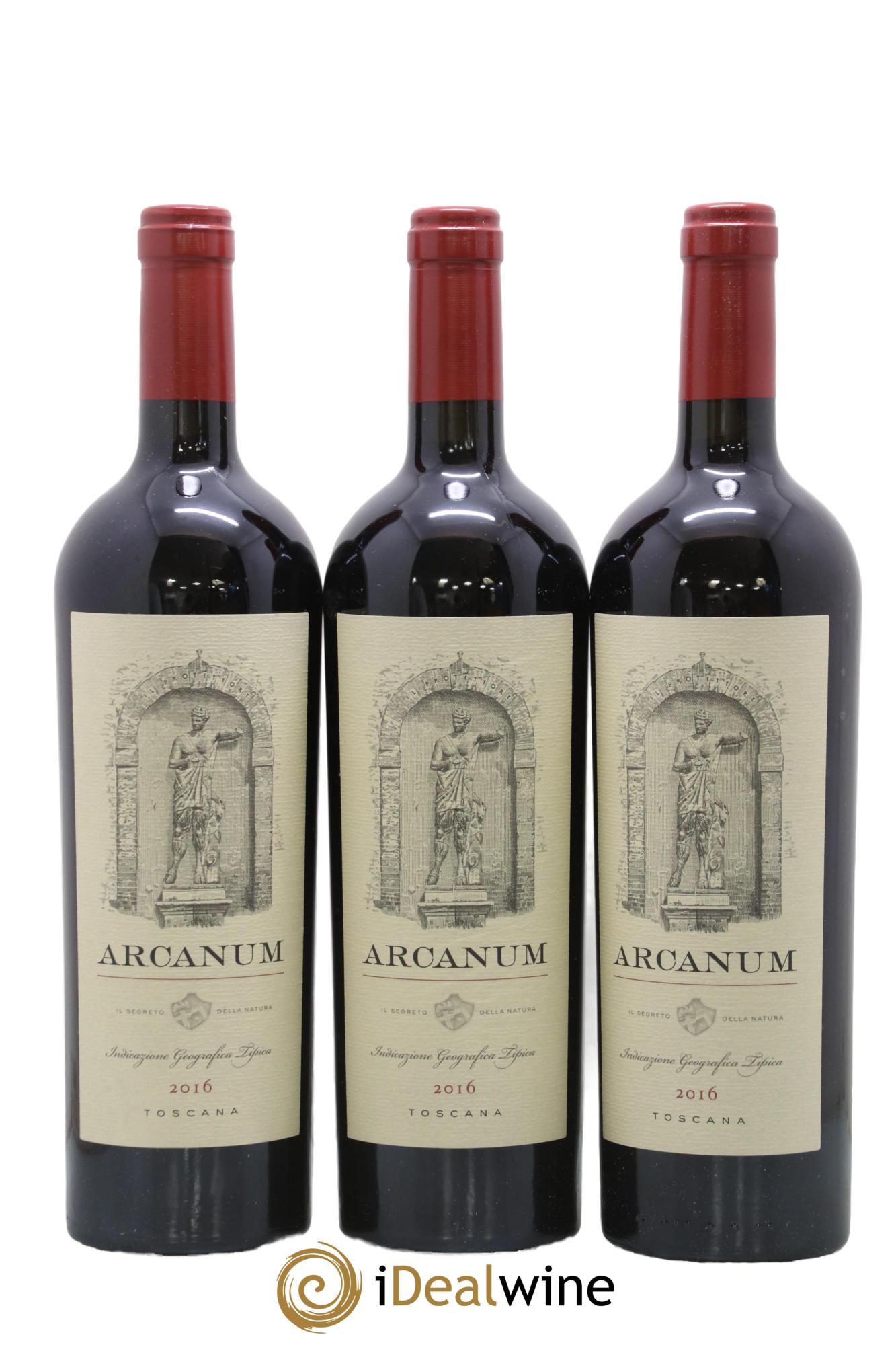 Italie Toscane Arcanum Tenuta Di Arceno 2016 - Lot of 3 bottles - 0