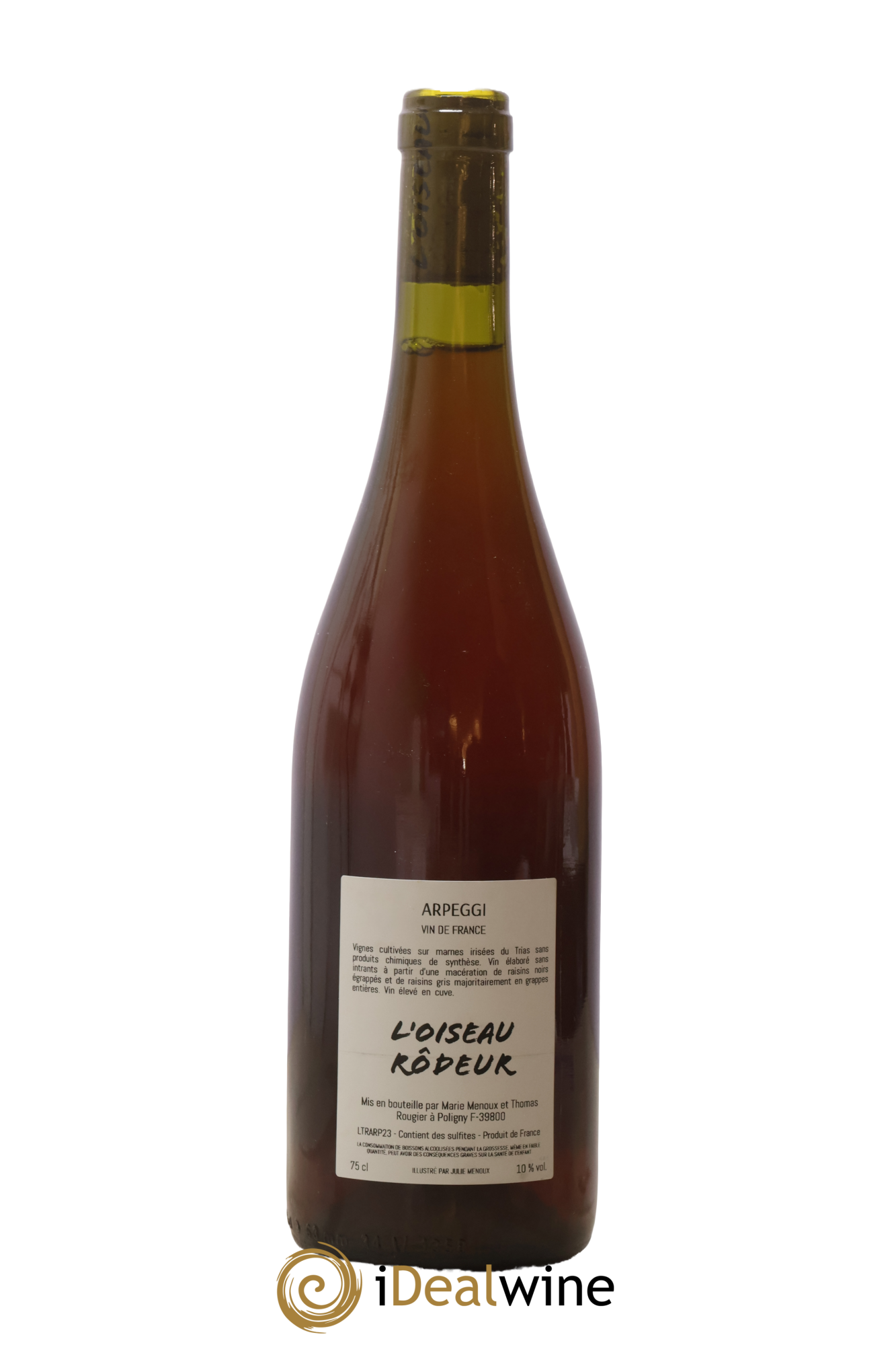 Vin de France L'Oiseau Rodeur Arpeggi 2023 - Lot of 1 bottle - 1