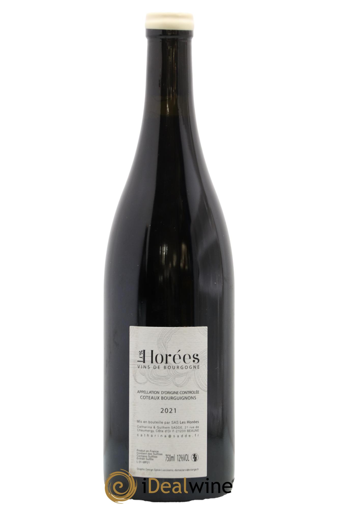 Côteaux Bourguignons Mon Poulain Les Horées 2021 - Lot de 1 bouteille - 1