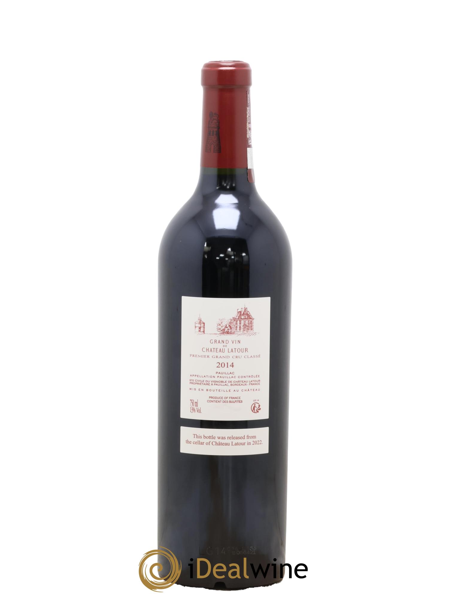 Château Latour 1er Grand Cru Classé 2014 - Lot de 1 bouteille - 1