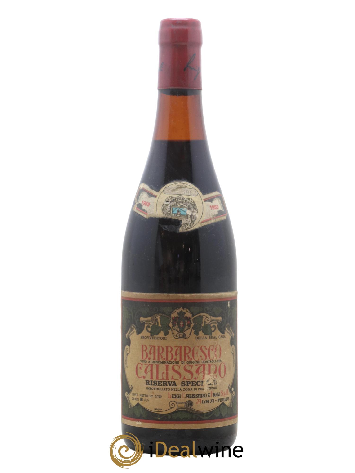 Barbaresco DOCG Riserva Speciale Calissano 1969 - Lot de 1 bouteille - 0