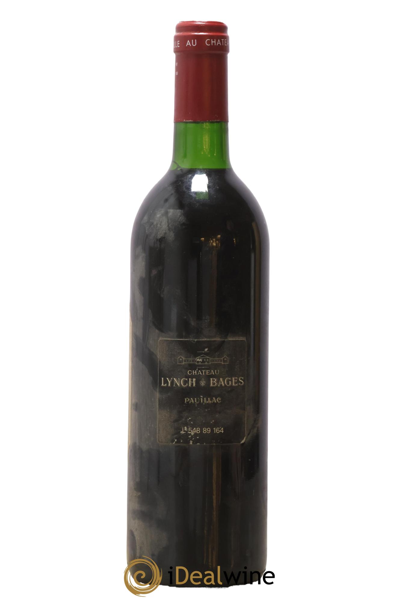 Château Lynch Bages 5ème Grand Cru Classé 1989 - Lot de 1 bouteille - 1