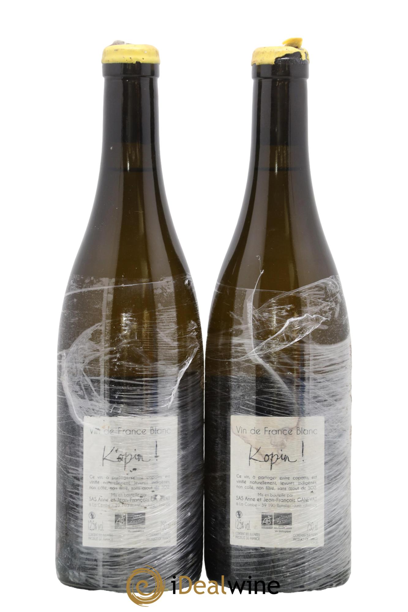 Vin de France Kopin Anne et Jean François Ganevat - Lot of 2 bottles - 1