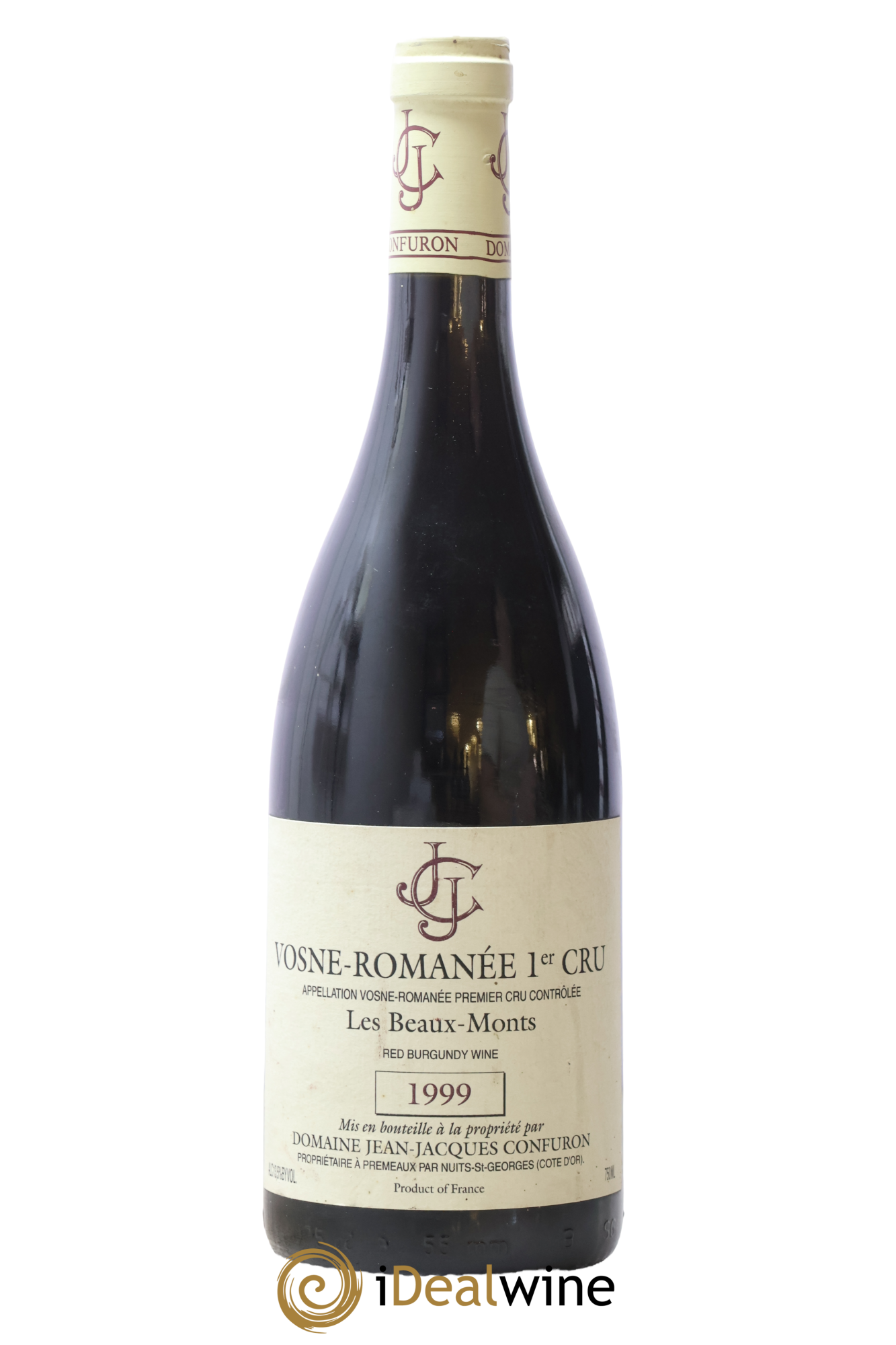 Vosne-Romanée 1er Cru Les Beaux Monts Jean-Jacques Confuron 1999 - Lot de 1 bouteille - 0