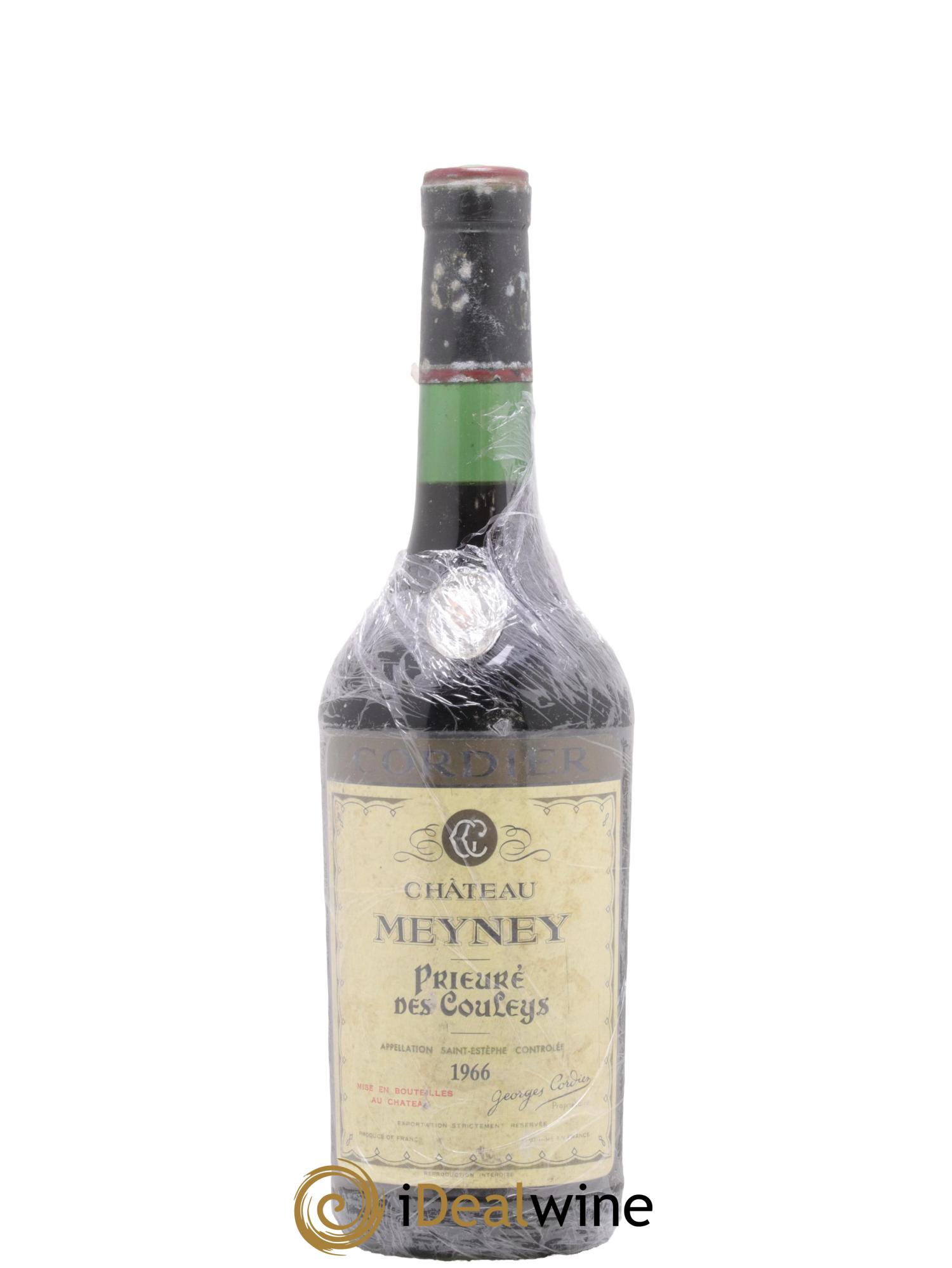 Château Meyney 1966 - Lot de 1 bouteille - 0