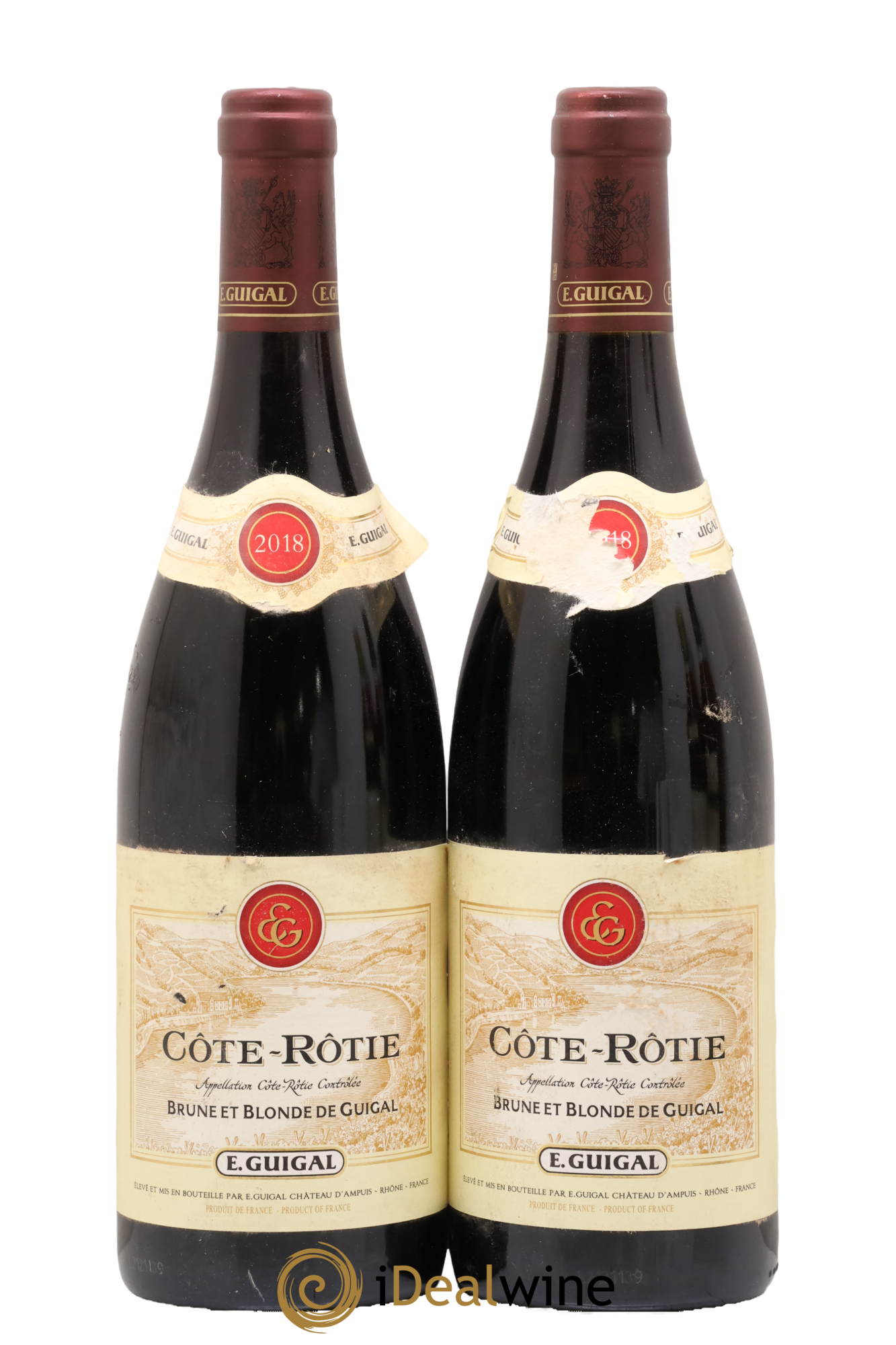 Côte-Rôtie Côtes Brune et Blonde Guigal 2018 - Lot of 2 bottles - 0