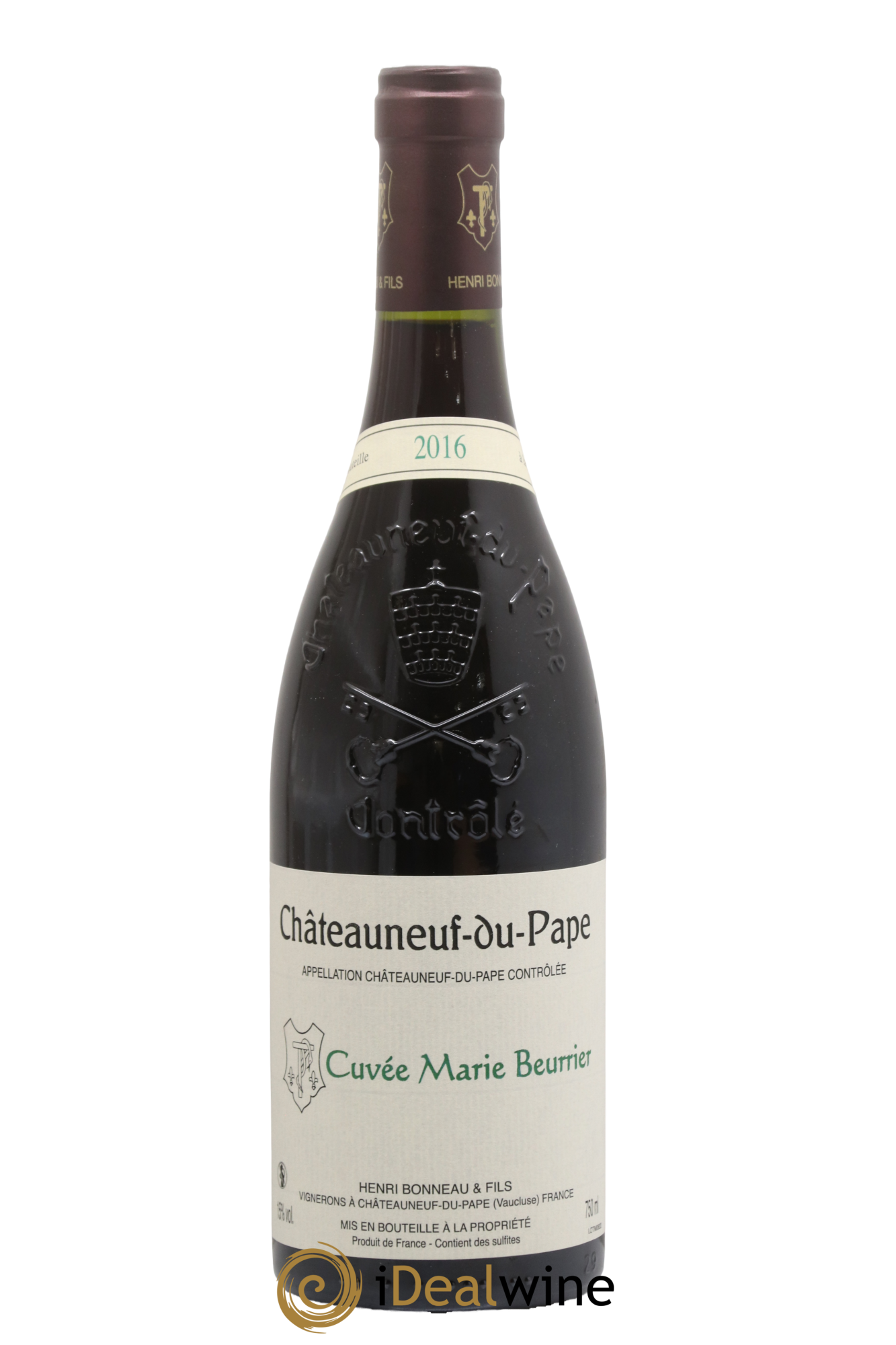 Châteauneuf-du-Pape Marie Beurrier Henri Bonneau & Fils 2016 - Posten von 1 Flasche - 0