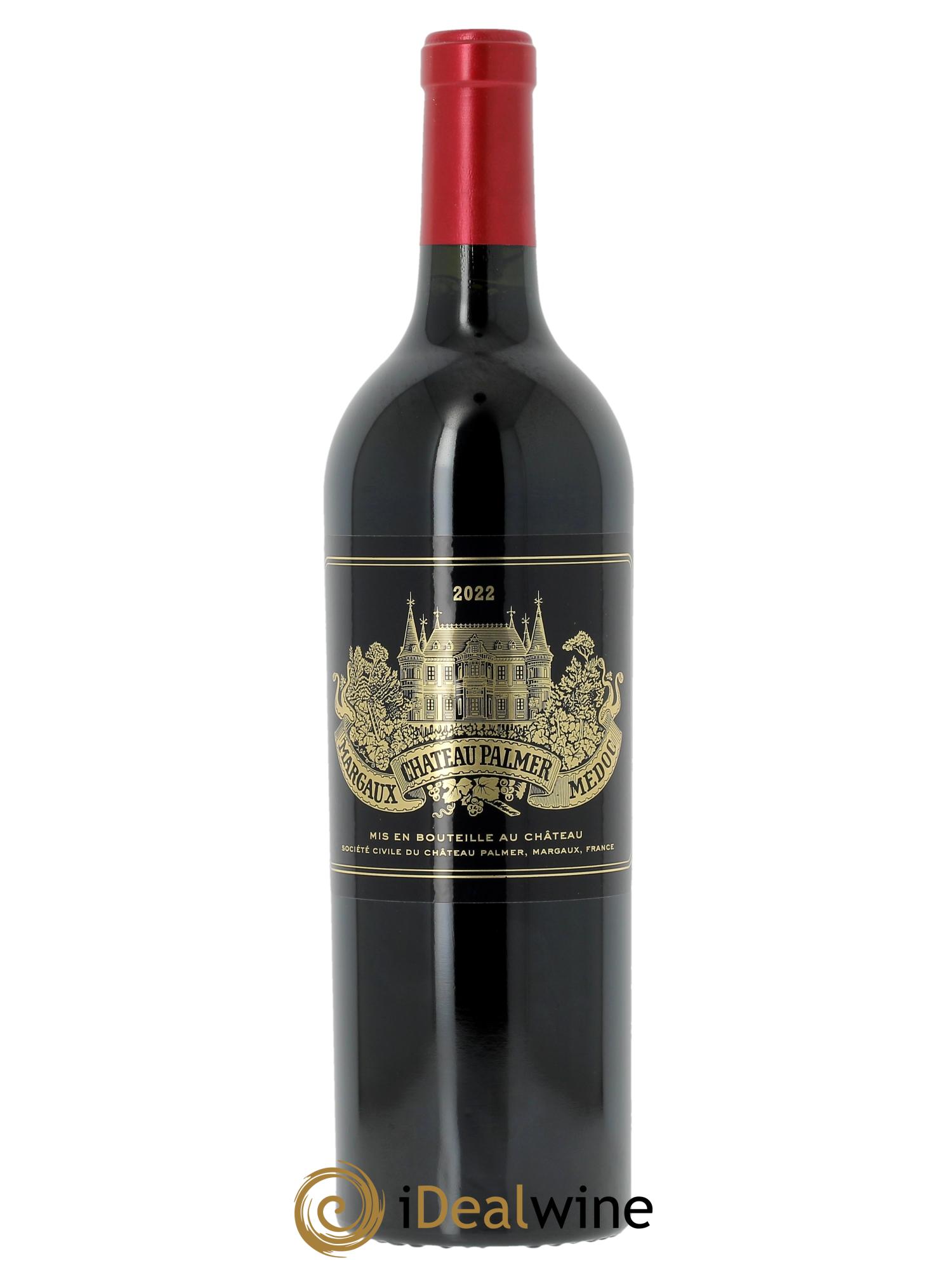Château Palmer 3ème Grand Cru Classé (Cassetta in legno a partire da 3 bt) 2022 - Lotto di 1 bottiglia - 0