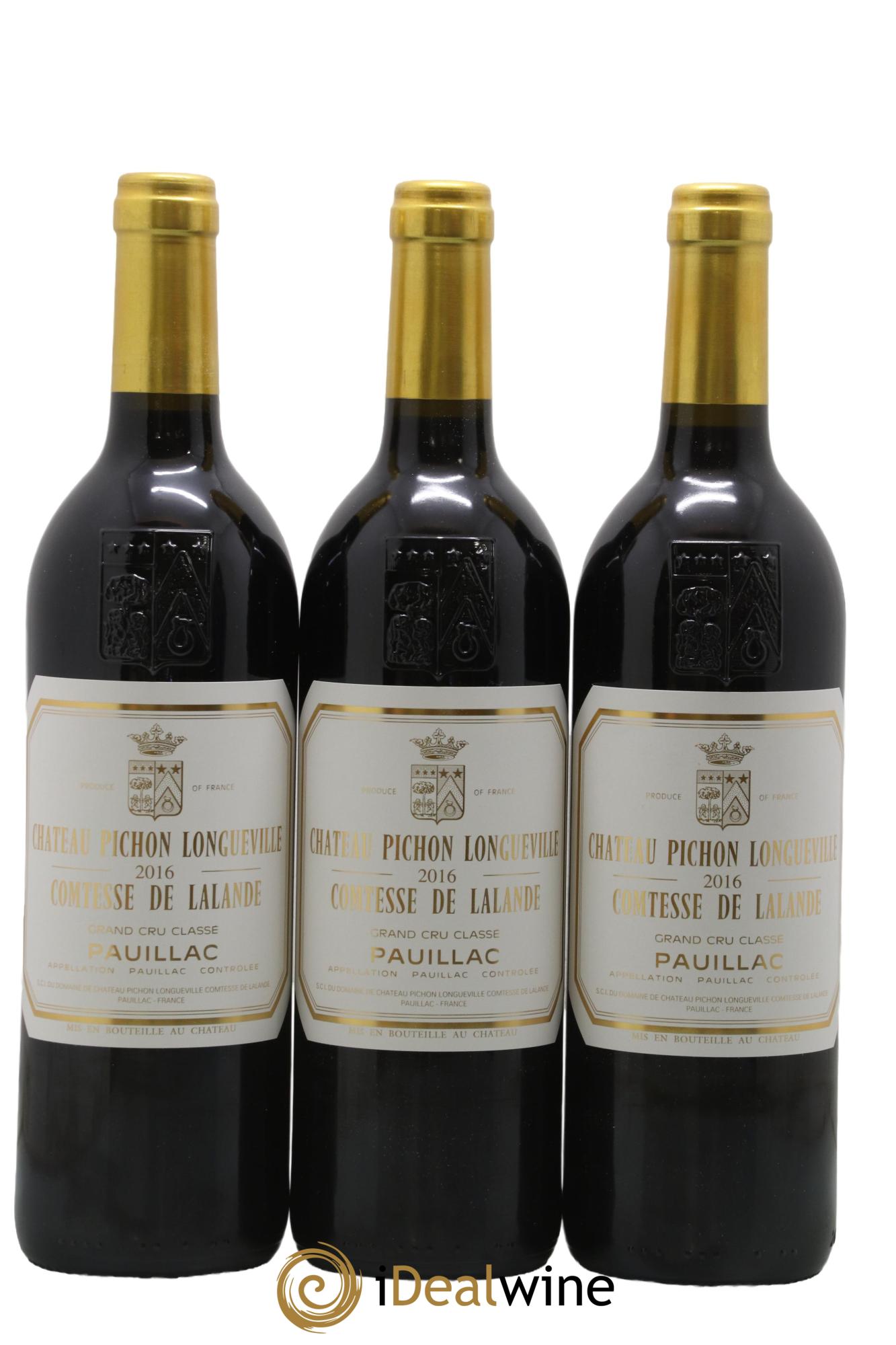 Château Pichon Longueville Comtesse de Lalande 2ème Grand Cru Classé 2016 - Lot of 6 bottles - 3
