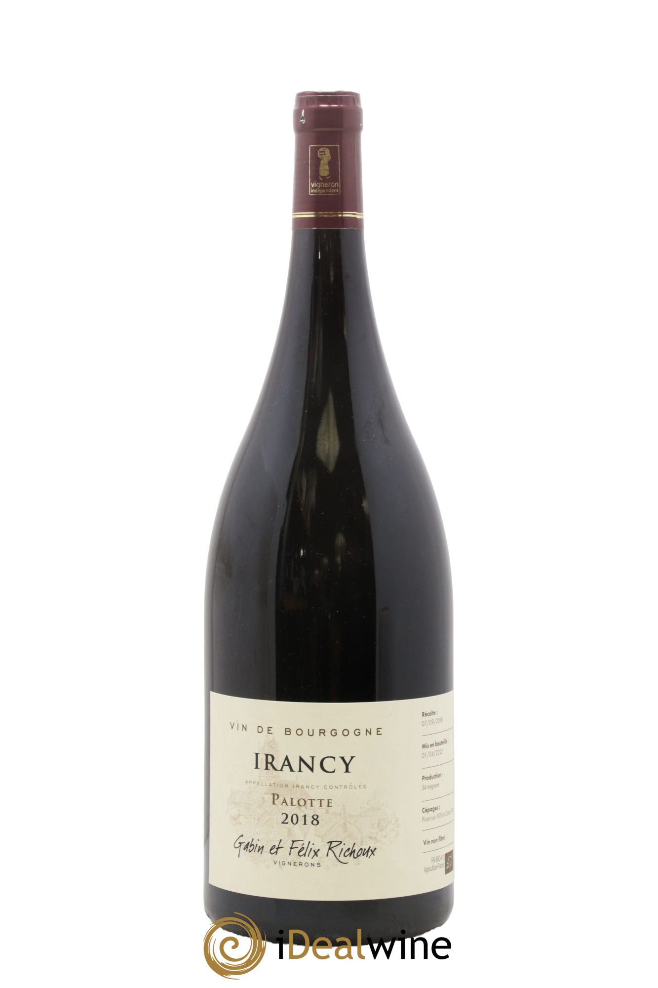 Irancy Palotte Gabin et Félix Richoux 2018 - Posten von 1 Magnum - 0