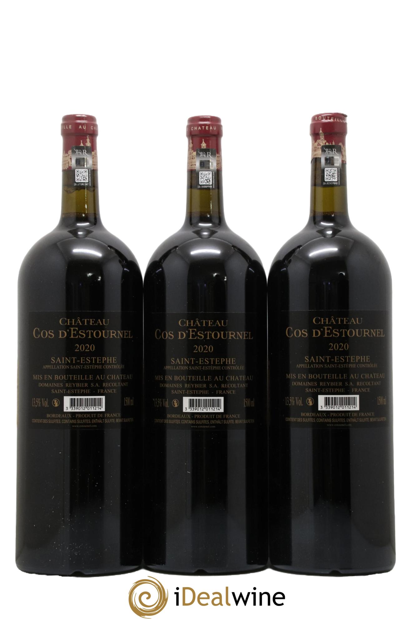 Cos d'Estournel 2ème Grand Cru Classé  2020 - Posten von 3 Magnum - 1