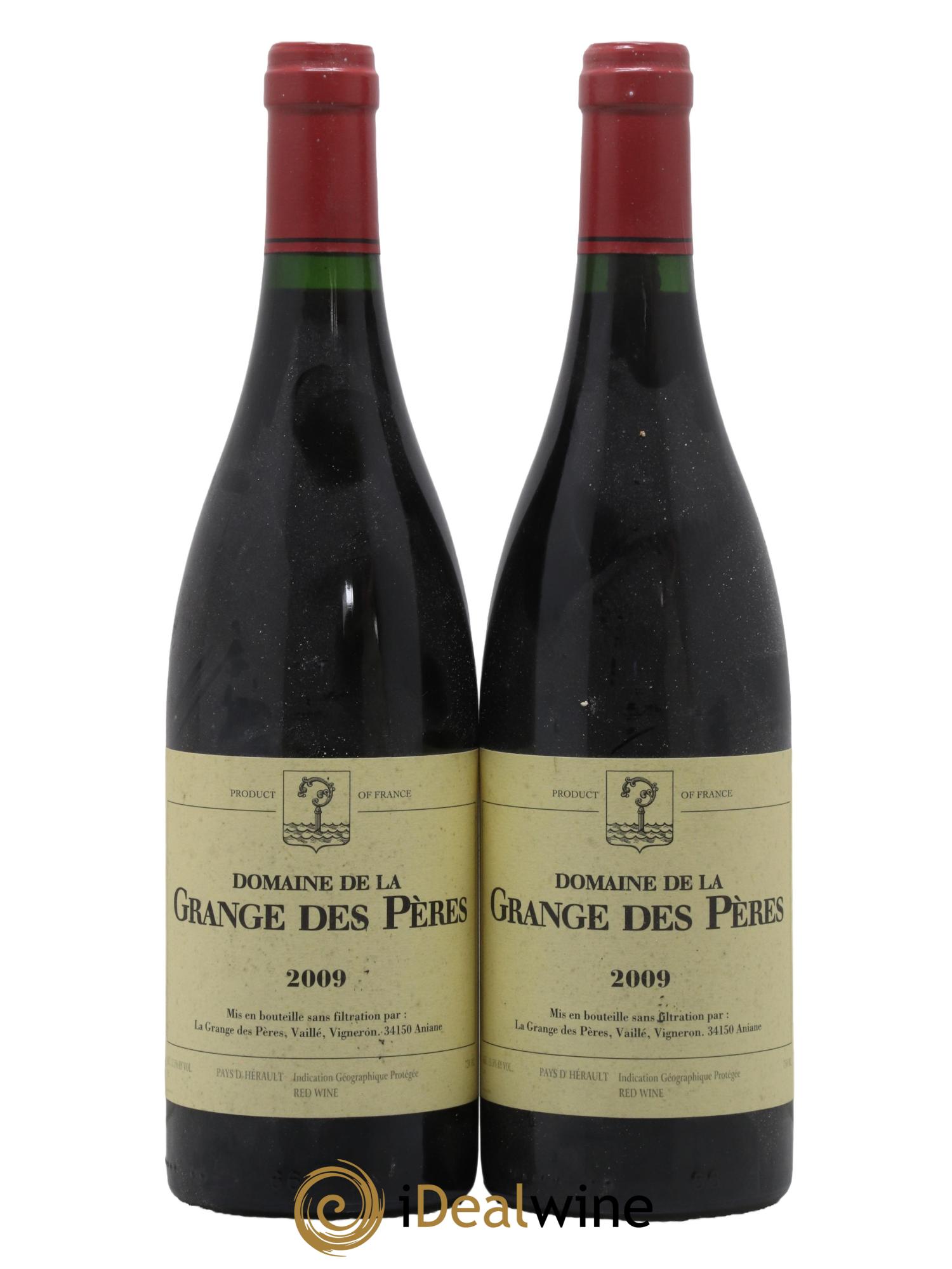 Pays d'Hérault Grange des Pères Laurent Vaillé 2009 - Lot de 2 bouteilles - 0