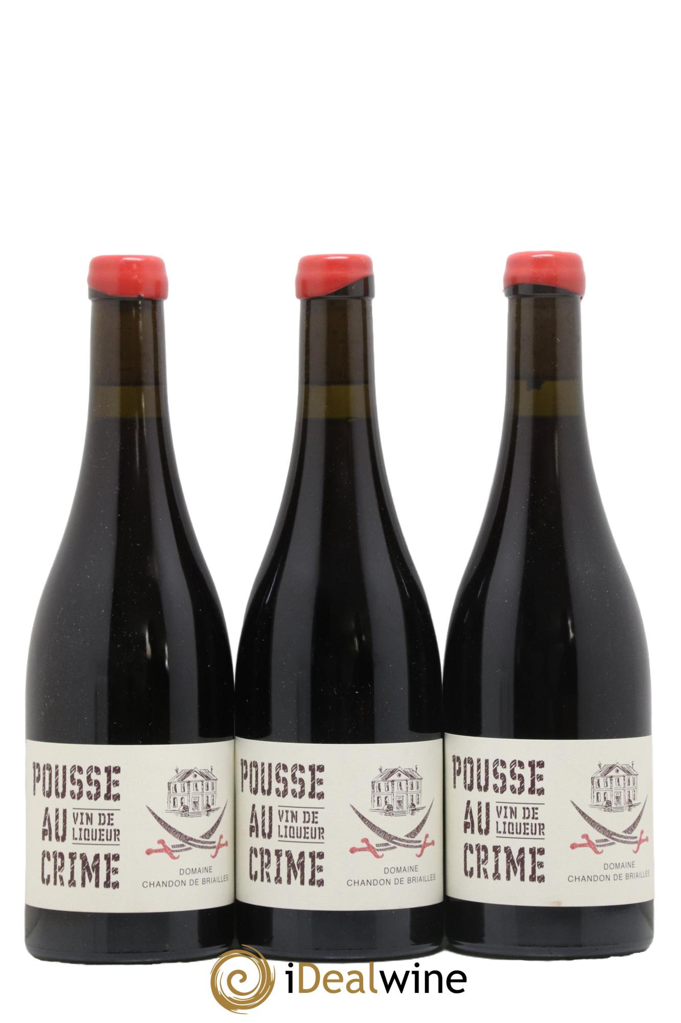 Divers Vin de Liqueur Pousse au Crime Chandon de Briailles - Lot de 3 format 50cls - 0