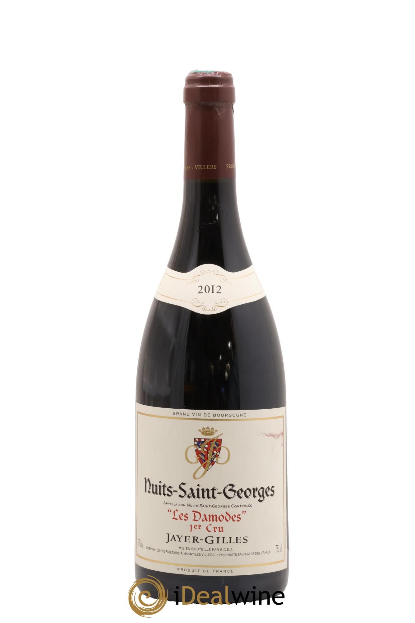Nuits-Saint-Georges 1er Cru Les Damodes Hoffmann-Jayer (anciennement Jayer-Gilles) 2012 - Lot de 1 bouteille - 0
