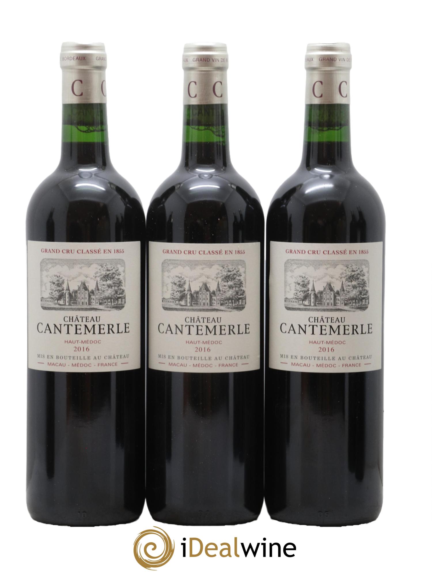 Château Cantemerle 5ème Grand Cru Classé 2016 - Lot de 12 bouteilles - 1