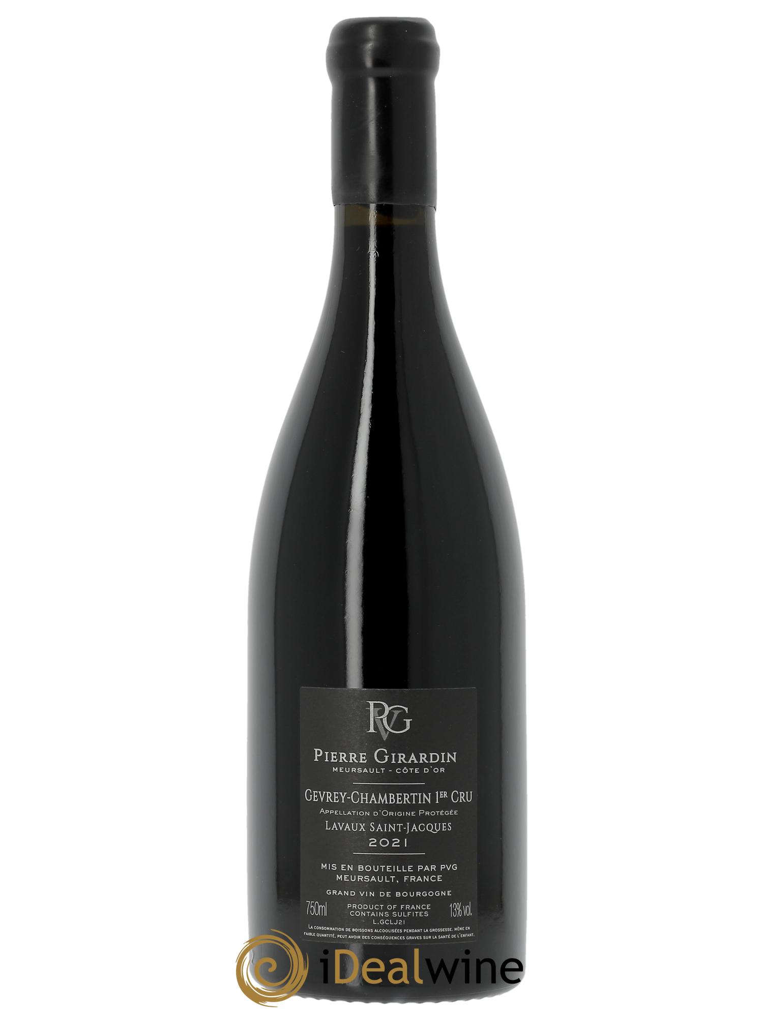 Gevrey-Chambertin 1er Cru Lavaux Saint Jacques Pierre Girardin  2021 - Lot de 1 bouteille - 1