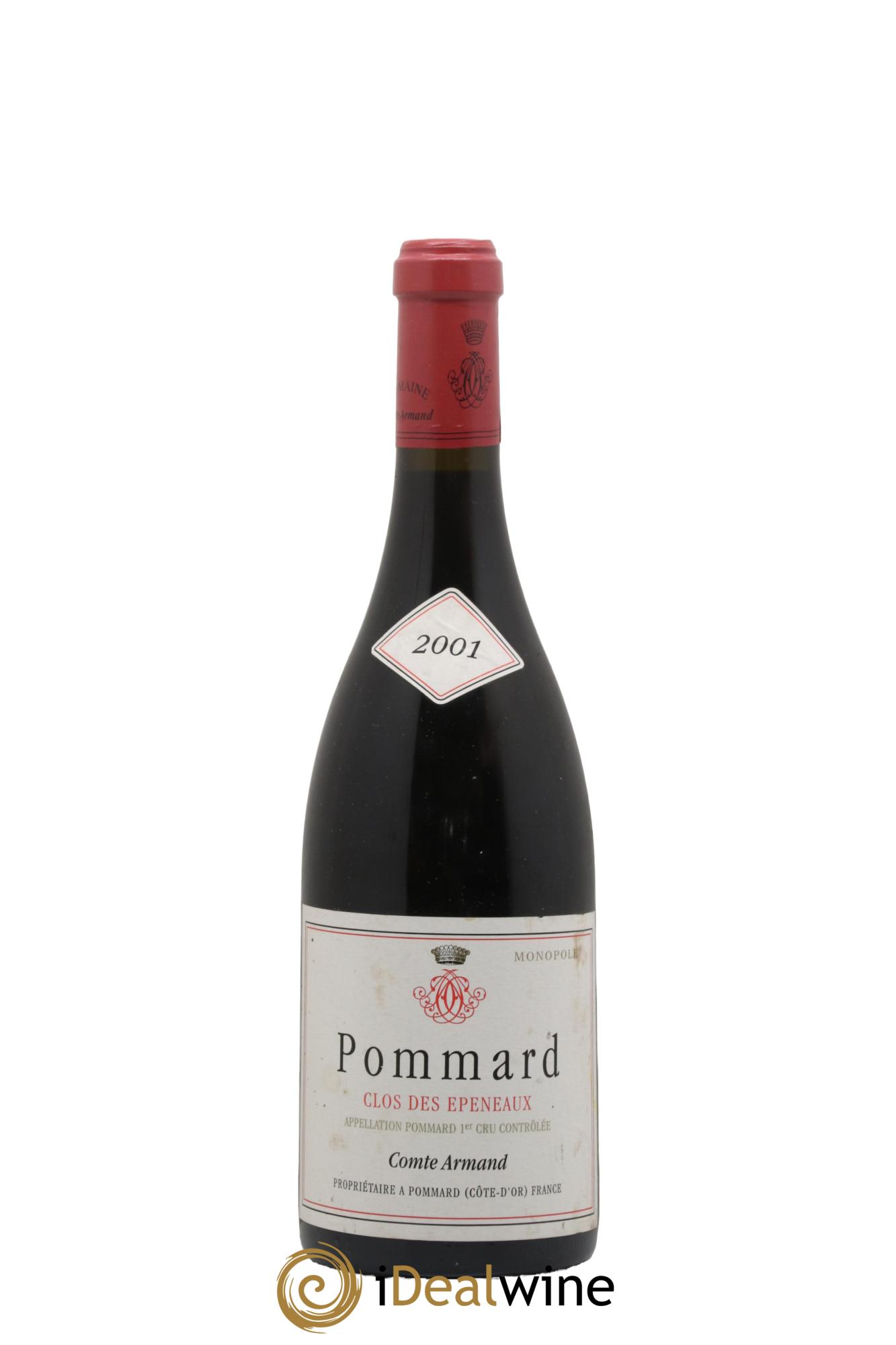 Pommard 1er Cru Clos des Epeneaux Comte Armand 2001 - Posten von 1 Flasche - 0