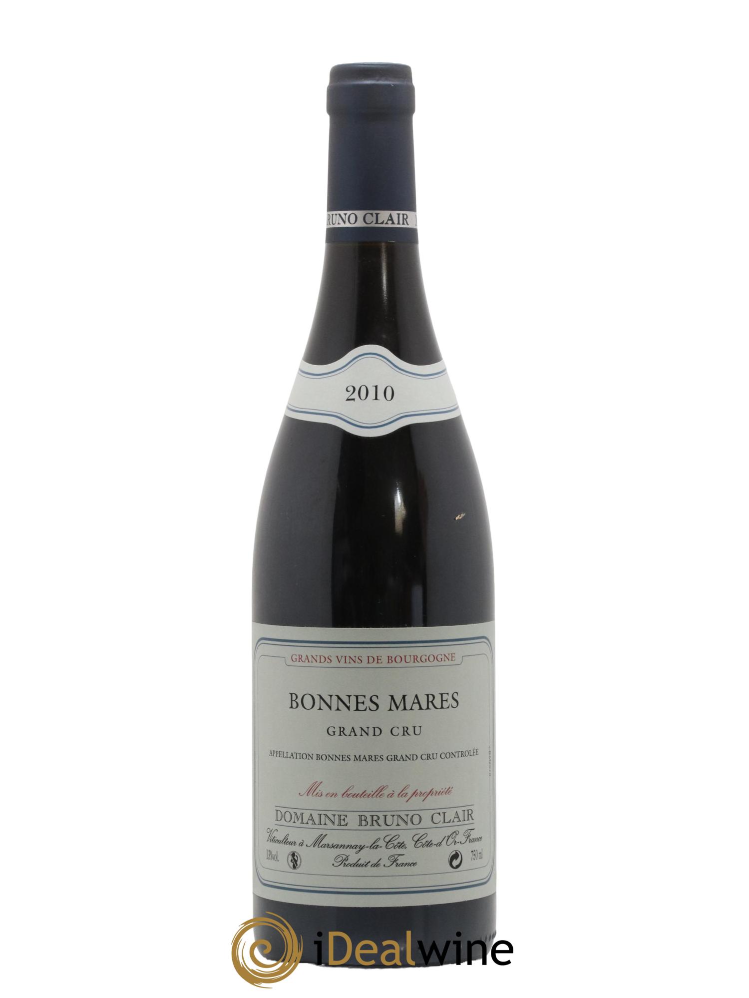 Bonnes-Mares Grand Cru Bruno Clair (Domaine) 2010 - Lot de 1 bouteille - 0