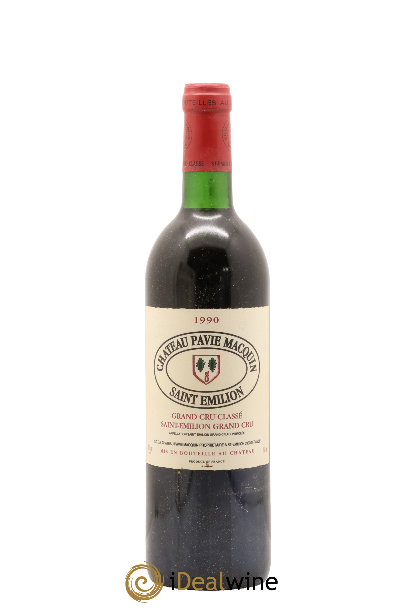 Château Pavie Macquin 1er Grand Cru Classé B 1990 - Lot de 1 bouteille - 0