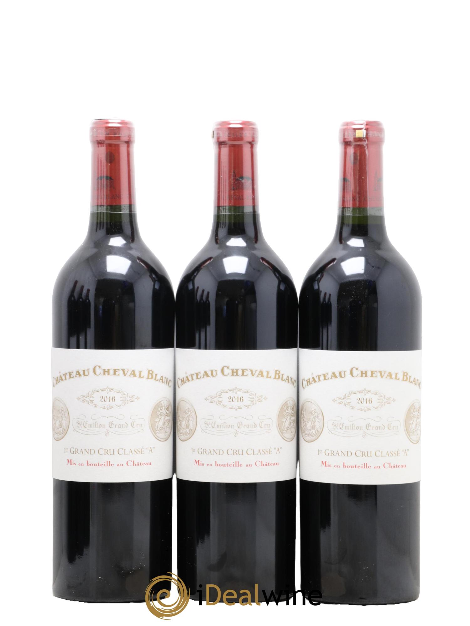 Château Cheval Blanc 1er Grand Cru Classé A 2016 - Lot de 6 bouteilles - 1