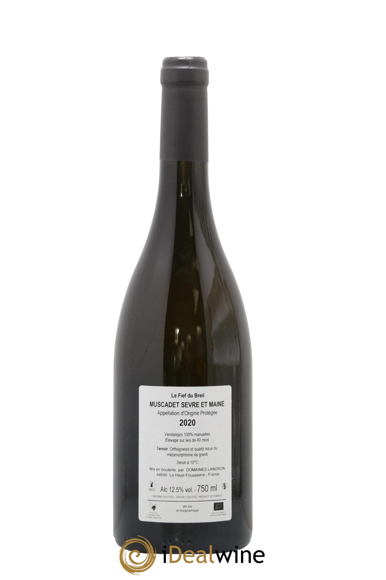Muscadet-Sèvre-et-Maine Le Fief du Breil Jo Landron 2020 - Lotto di 1 bottiglia - 1