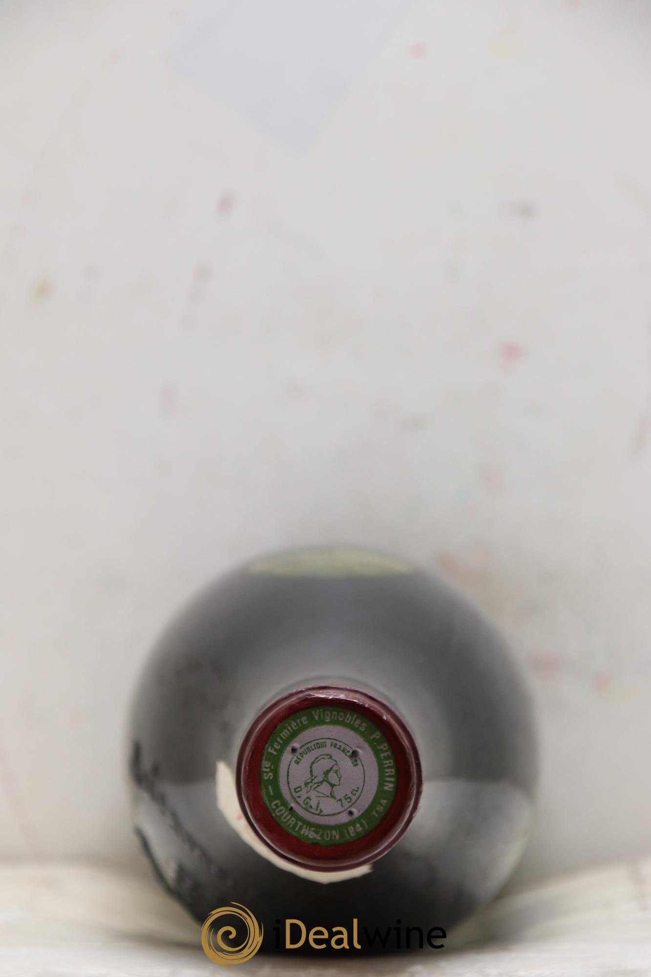 Châteauneuf-du-Pape Château de Beaucastel Famille Perrin 1981 - Posten von 1 Flasche - 1