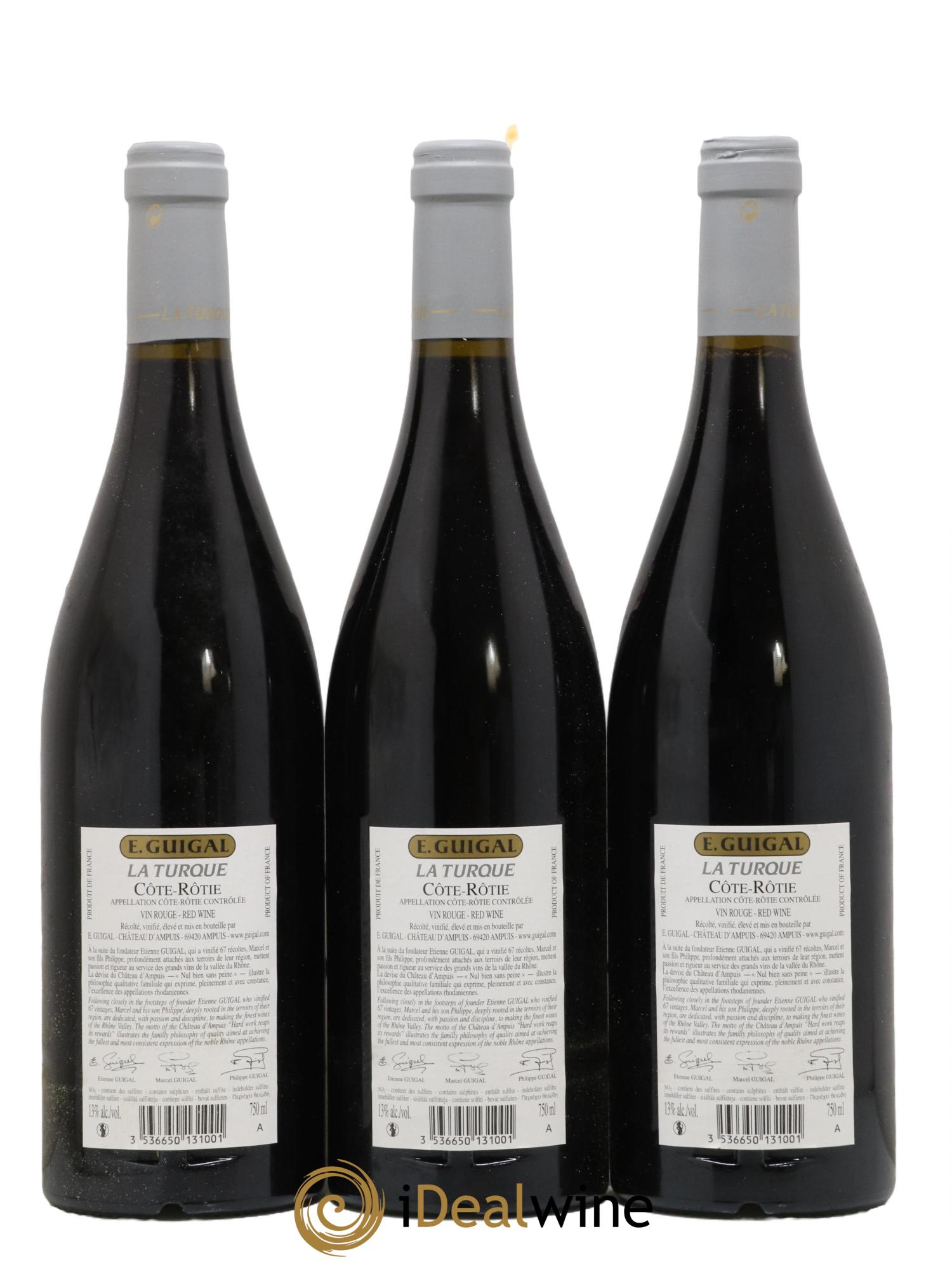 Côte-Rôtie La Turque Guigal 2011 - Posten von 6 Flaschen - 4