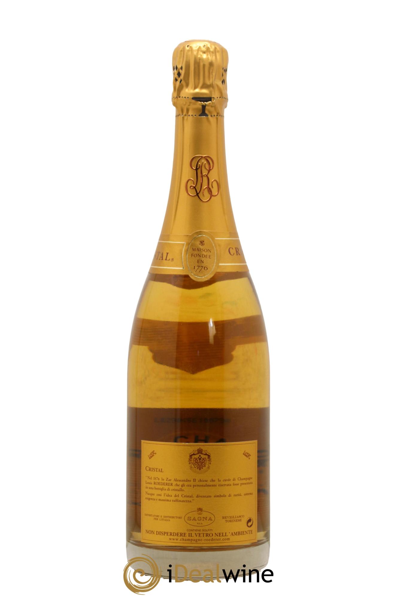 Cristal Louis Roederer 2000 - Lotto di 1 bottiglia - 2