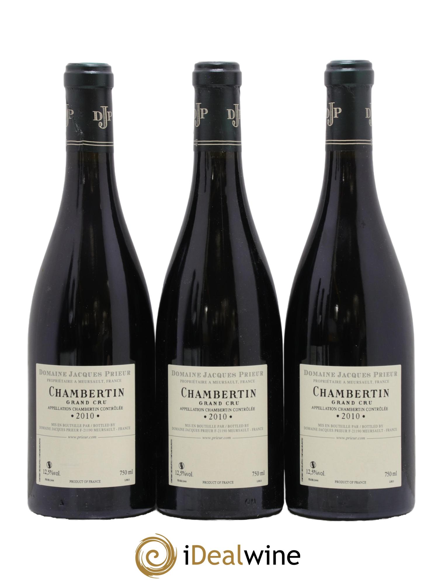 Chambertin Grand Cru Jacques Prieur (Domaine) 2010 - Lotto di 6 bottiglie - 4