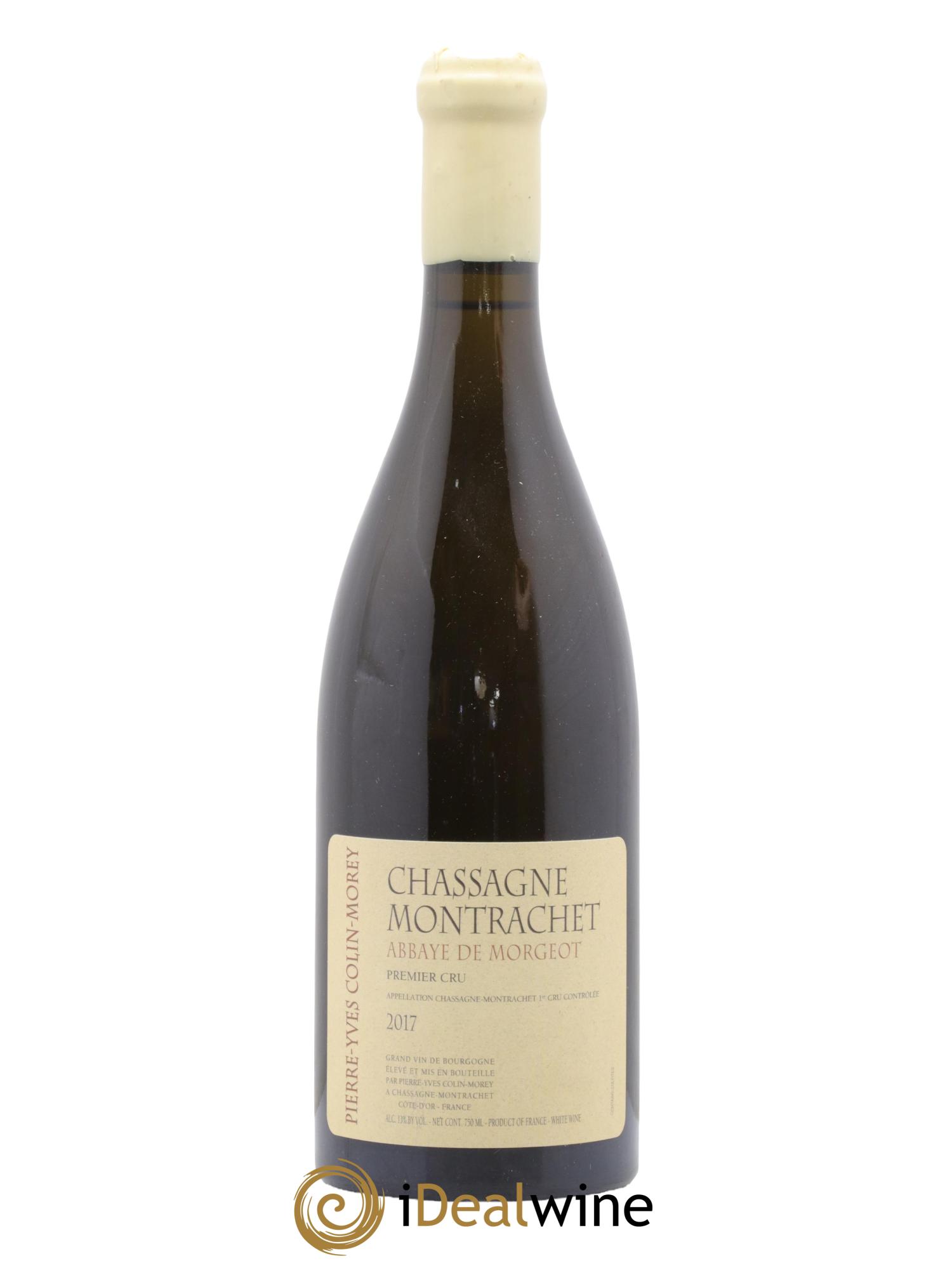 Chassagne-Montrachet 1er Cru Abbaye de Morgeot Pierre-Yves Colin Morey 2017 - Lot de 1 bouteille - 0