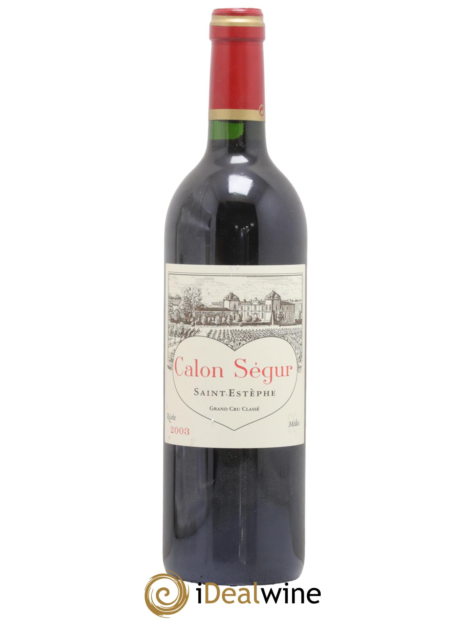 Château Calon Ségur 3ème Grand Cru Classé 2003 - Lot de 1 bouteille - 0