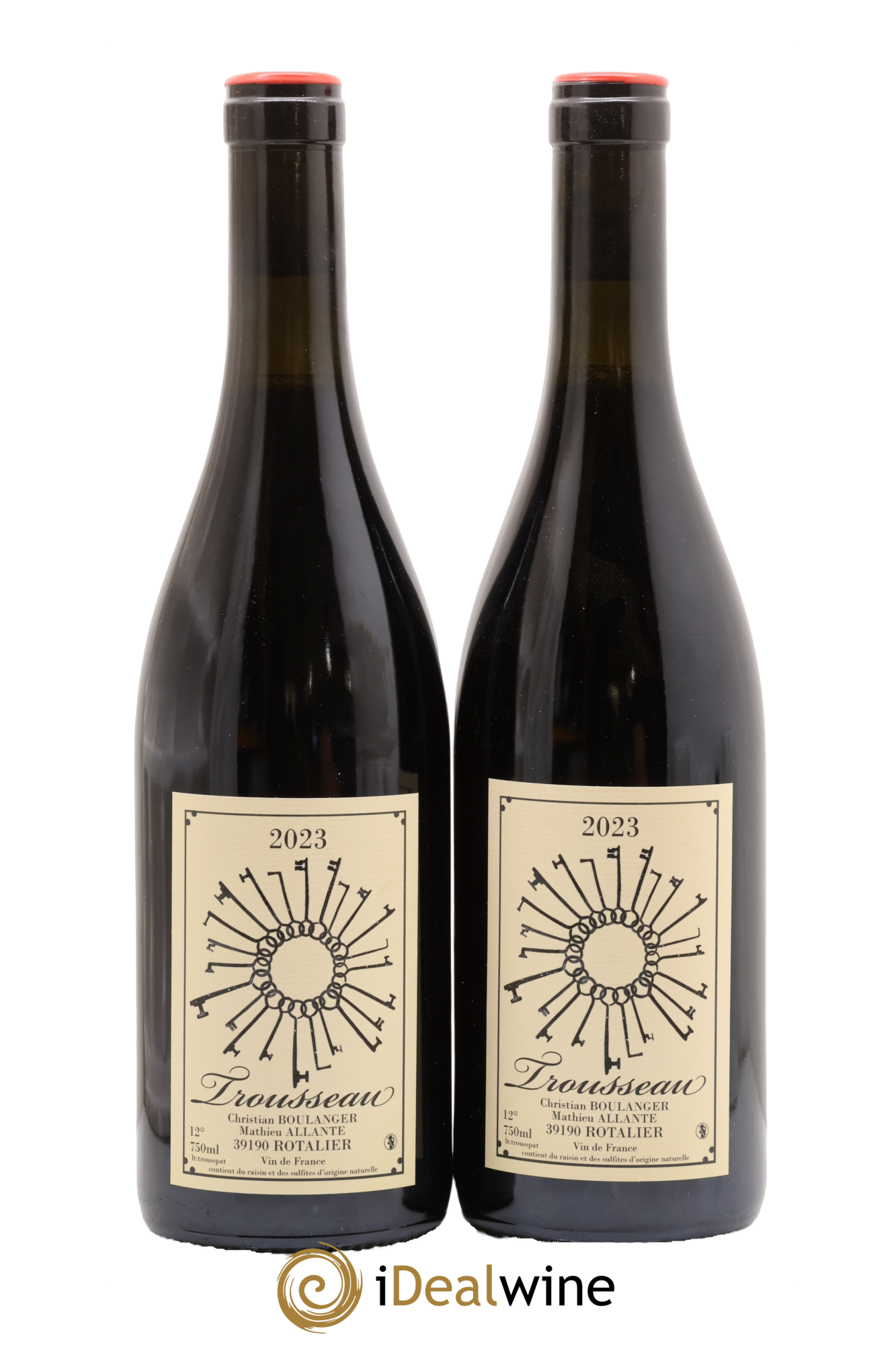 Vin de France Trousseau Allante Boulanger 2023 - Lot of 2 bottles - 0