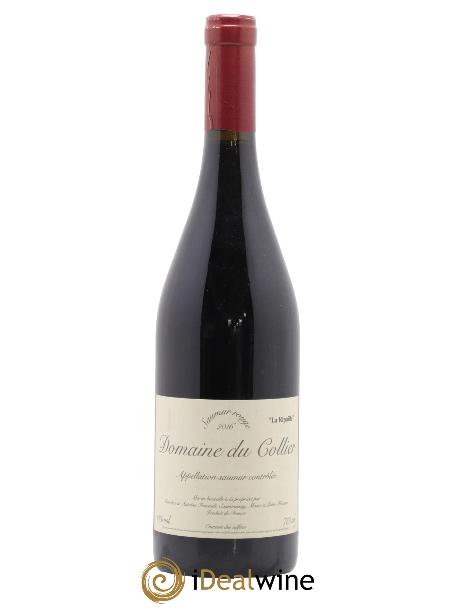 Saumur La Ripaille Domaine du Collier 2016 - Lotto di 1 bottiglia - 0