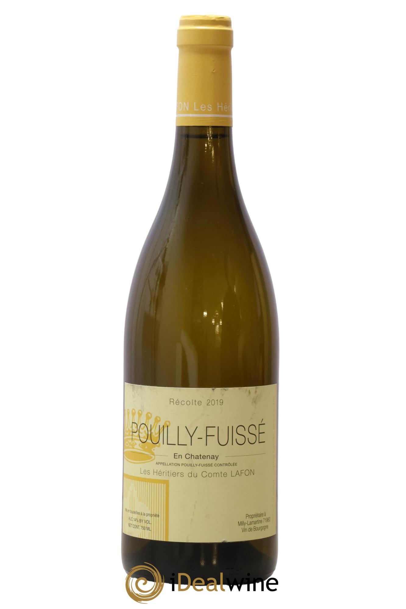 Pouilly-Fuissé En Chatenay Héritiers Du Comte Lafon 2019 - Lot de 1 bouteille - 0