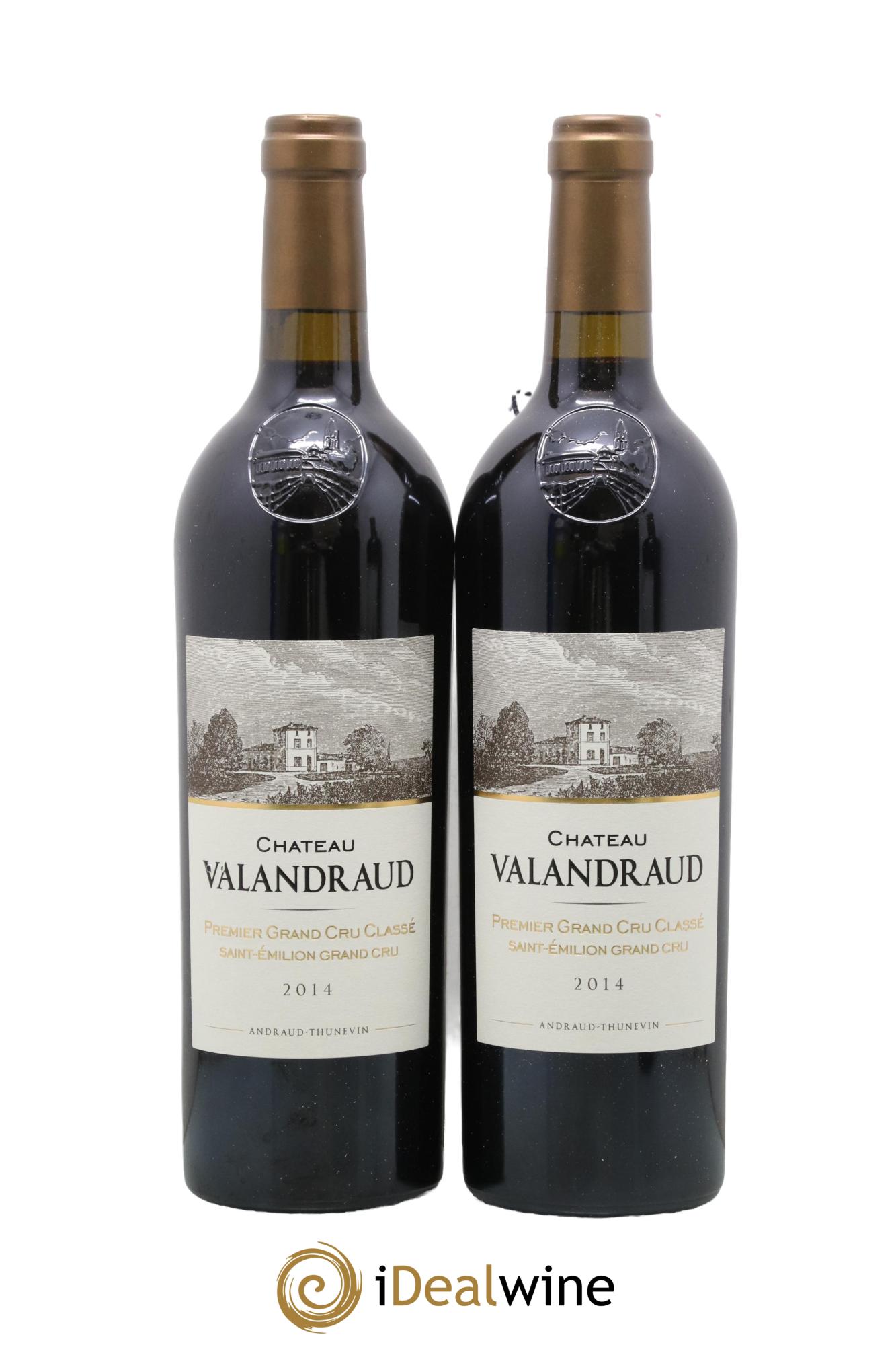 Château de Valandraud 1er Grand Cru Classé B depuis 2012 2014 - Lot of 2 bottles - 0