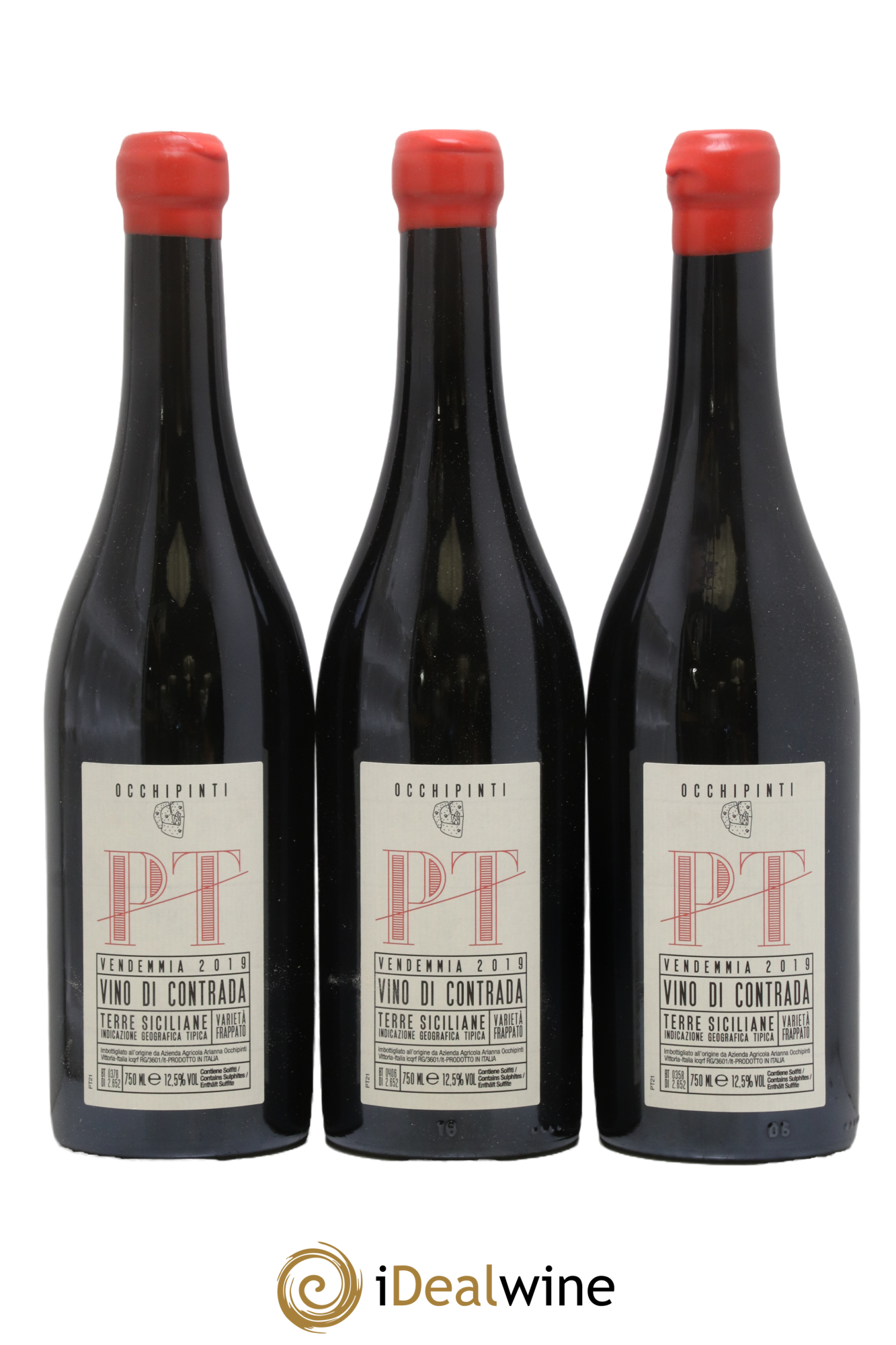 Terre Siciliane IGT Azienda Agricola Arianna Occhipinti Vino di Contrada PT 2019 - Lot de 3 bouteilles - 0
