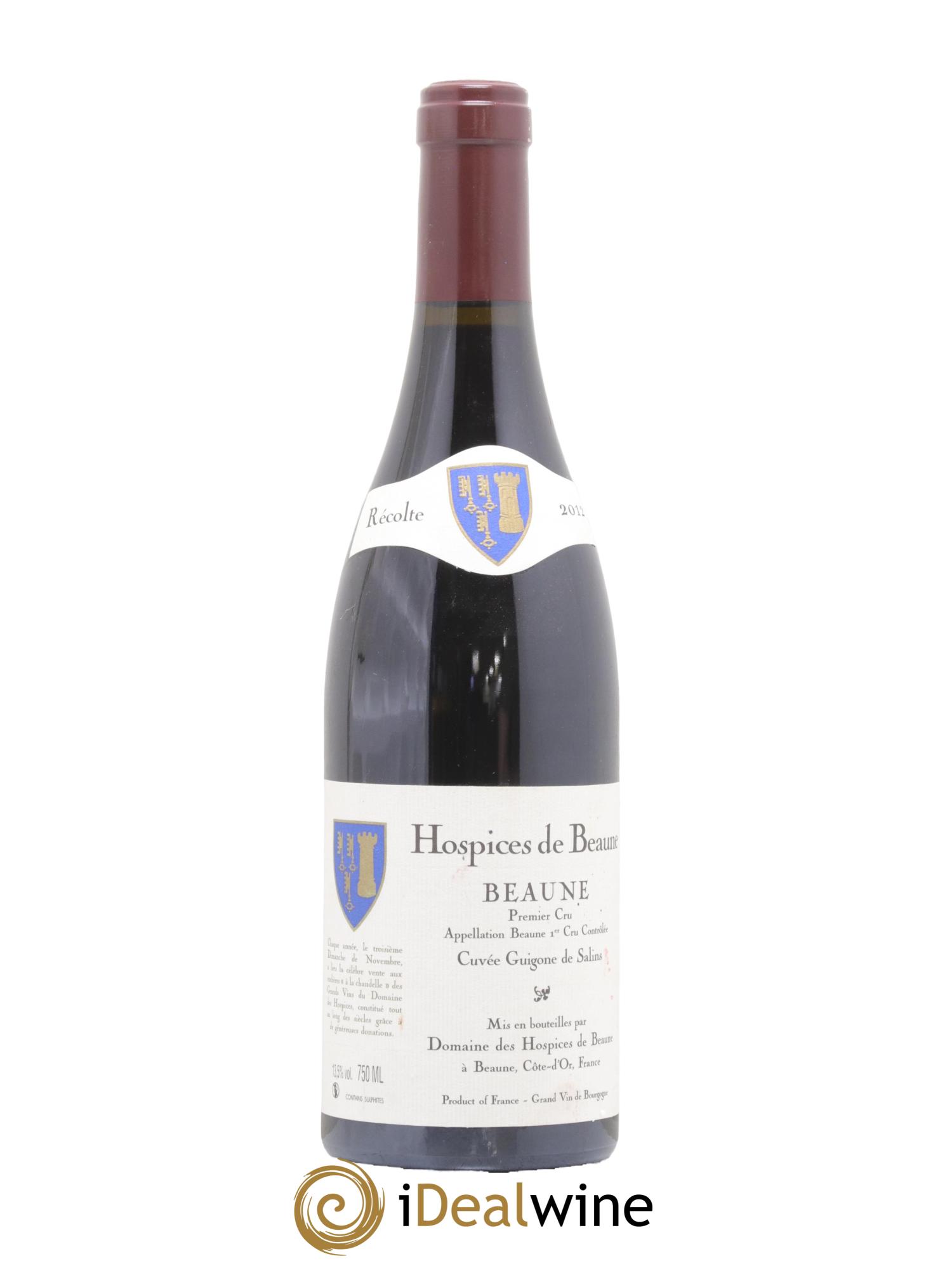 Beaune 1er Cru Cuvee Guigone de Salin Hospices de Beaune 2012 - Lotto di 1 bottiglia - 0